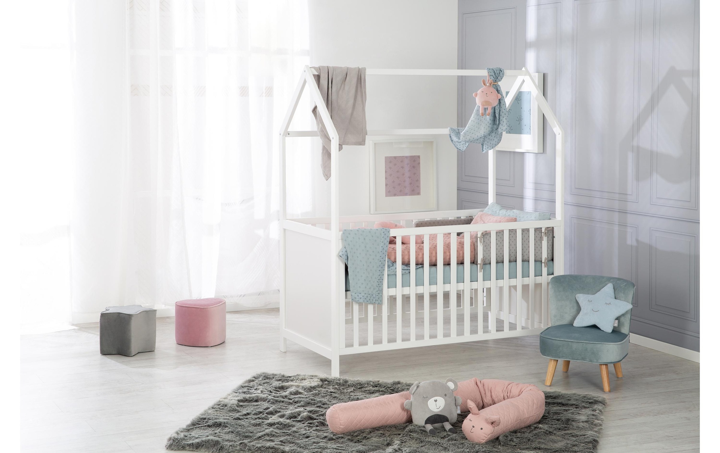 roba® Babybett »Hausbett 70x140 cm«