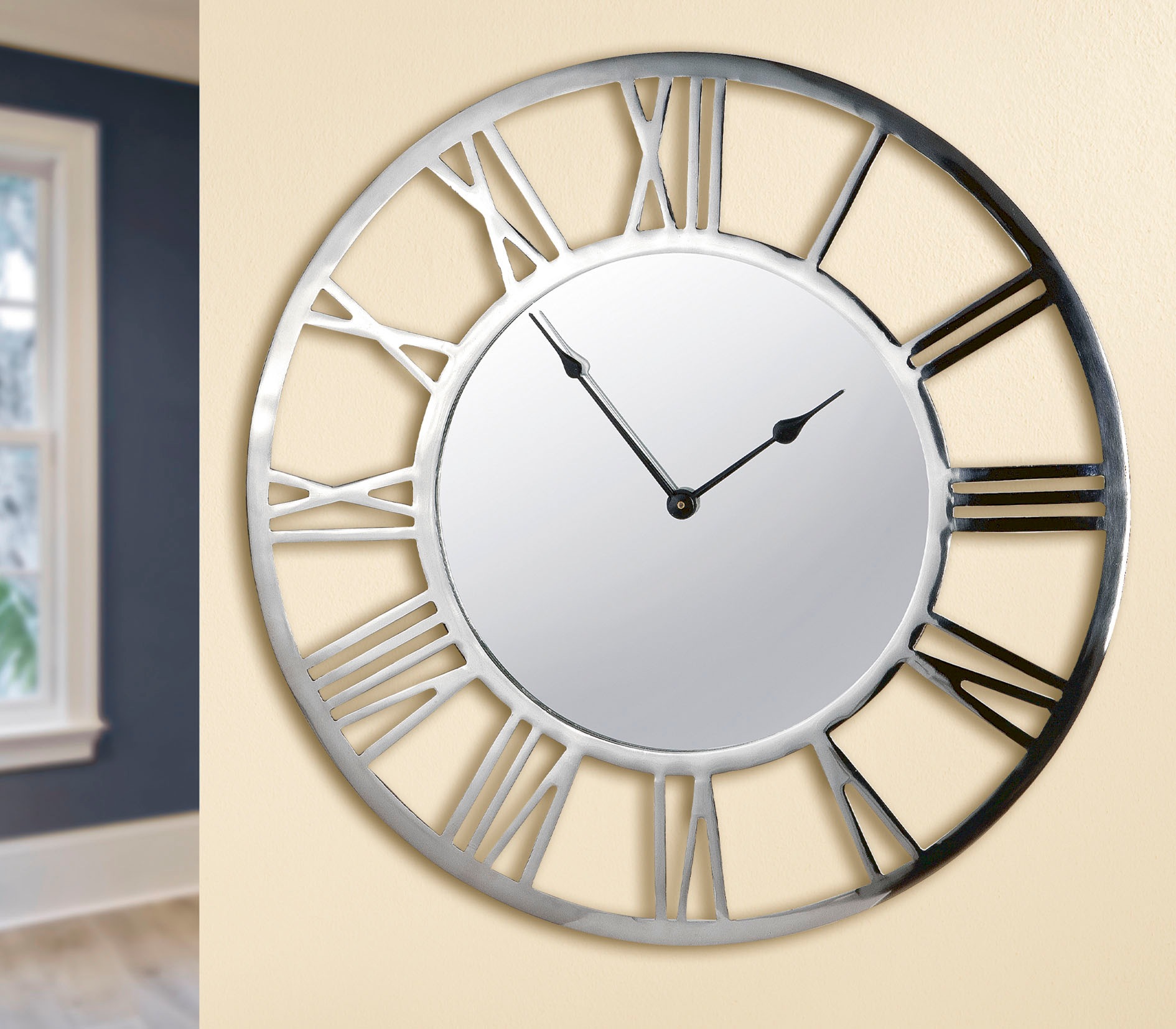 Image of GILDE Wanduhr »Wanduhr, silber« bei Ackermann Versand Schweiz