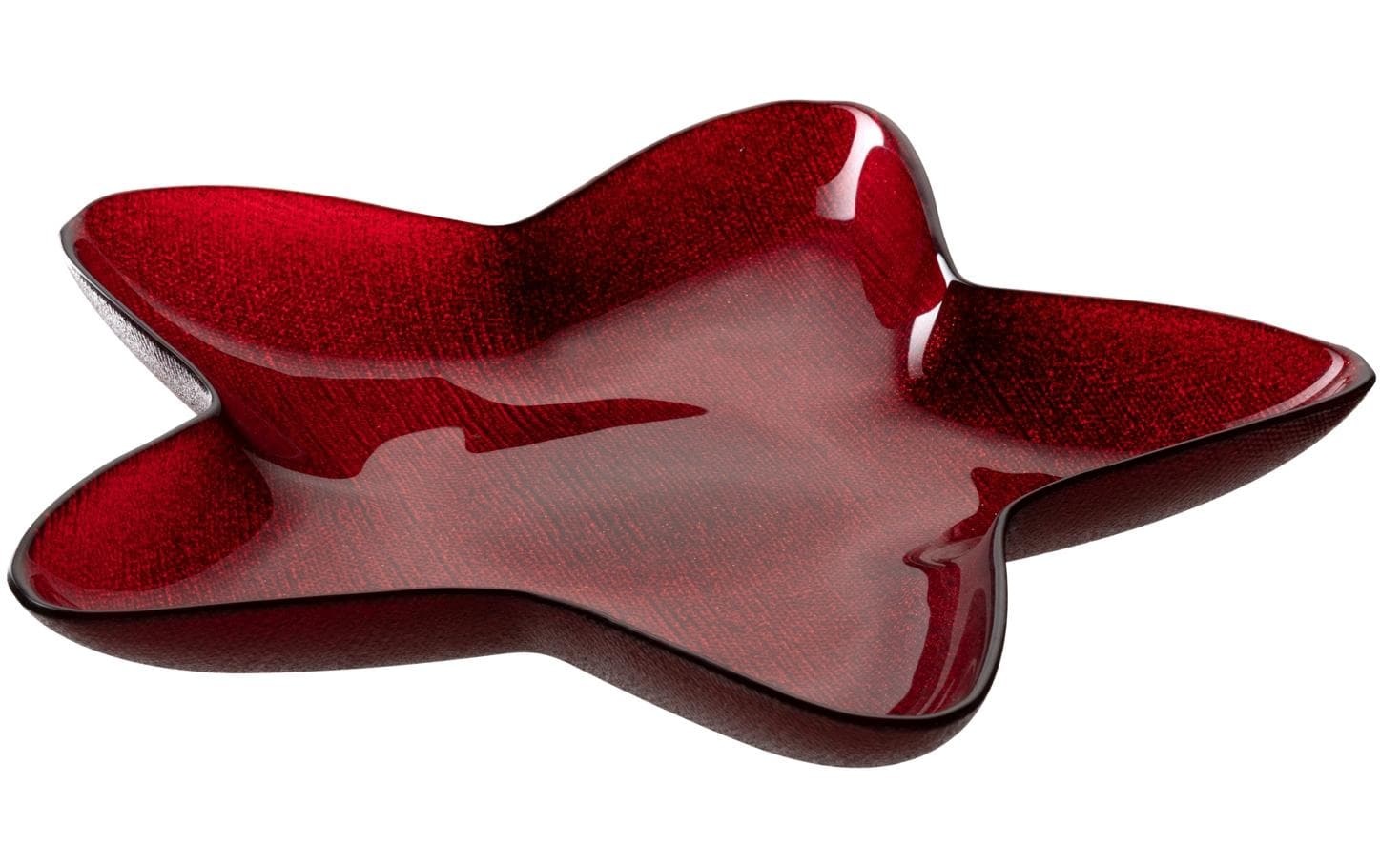 LEONARDO Dekoschale »Palazzo 29 cm, 2 Stück, Rot«, (2 St.)