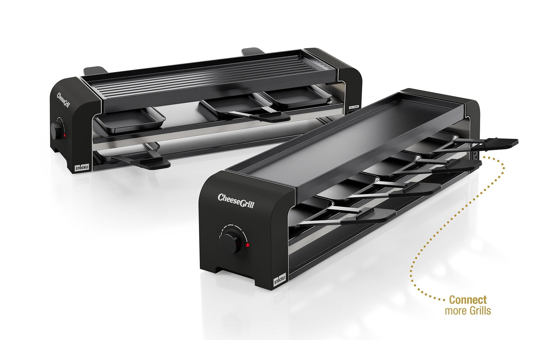 Stöckli Raclette »Stöckli CheeseGrill 4 Connect 8 Personen«