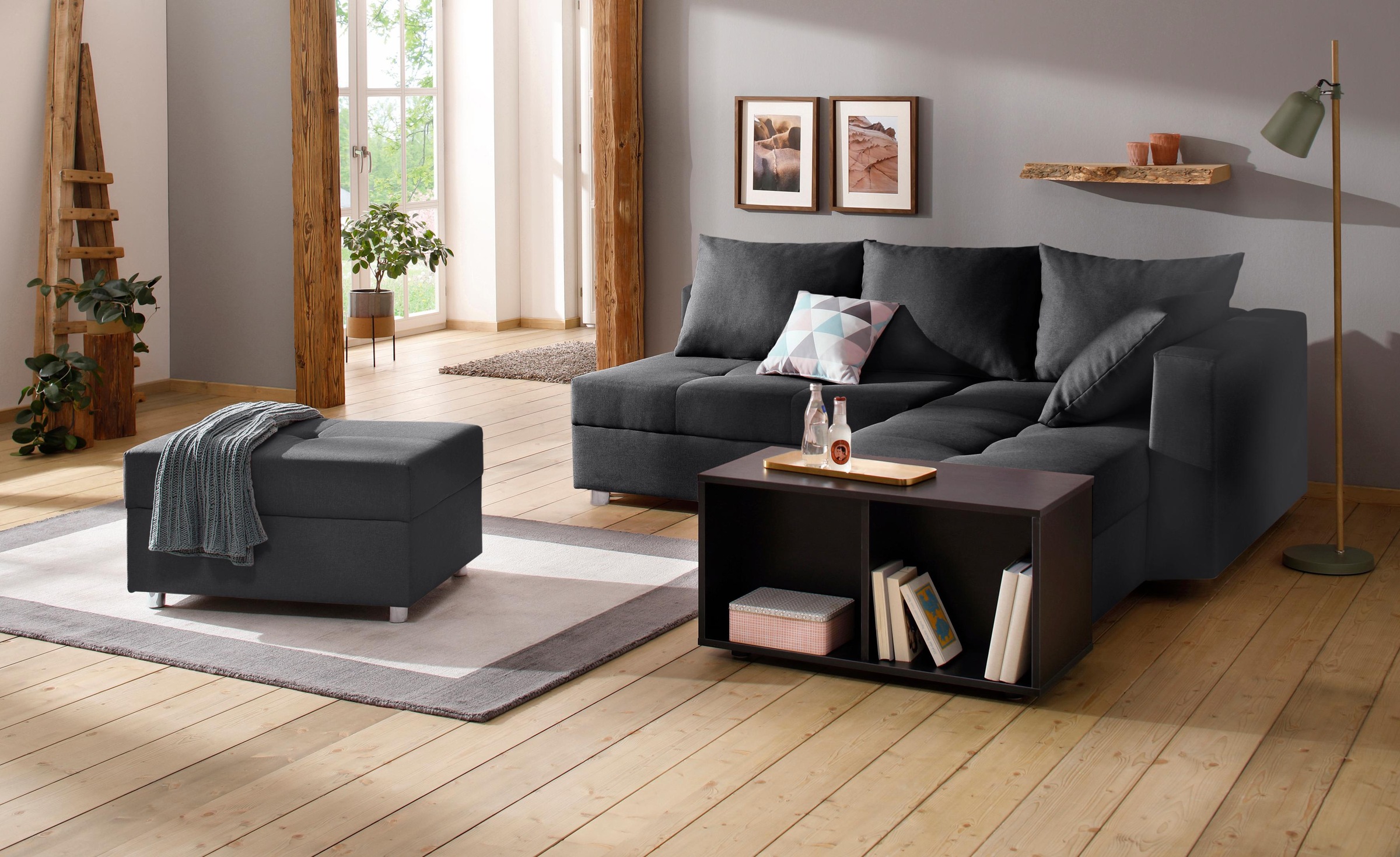 Home affaire Hocker »Italia«, mit Federkern