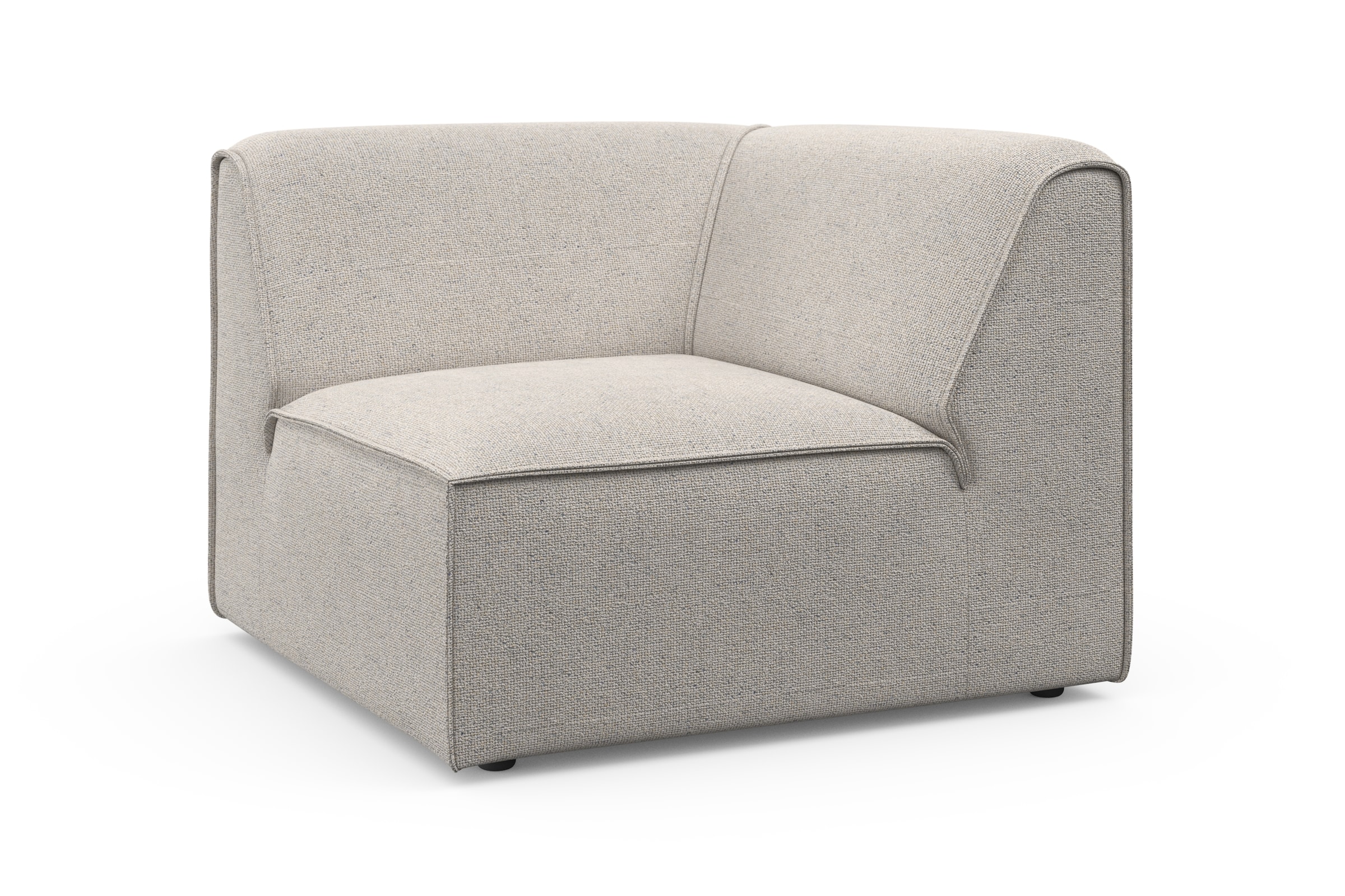 RAUM.ID Sofa-Eckelement »Merid, Sofaelement, Masse B/T/H: 97/97/46 cm«, als Modul oder separat verwendbar, für individuelle Zusammenstellung