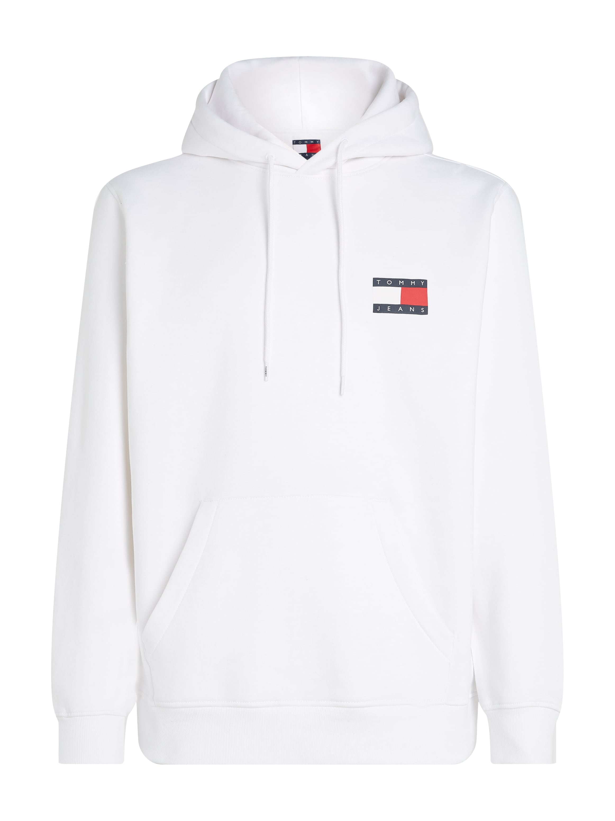 Tommy Jeans Sweat-shirt »TJM REG ESSENTIAL FLAG HOOD EXT«, mit bedruckten Markenlogo auf Brusthöhe
