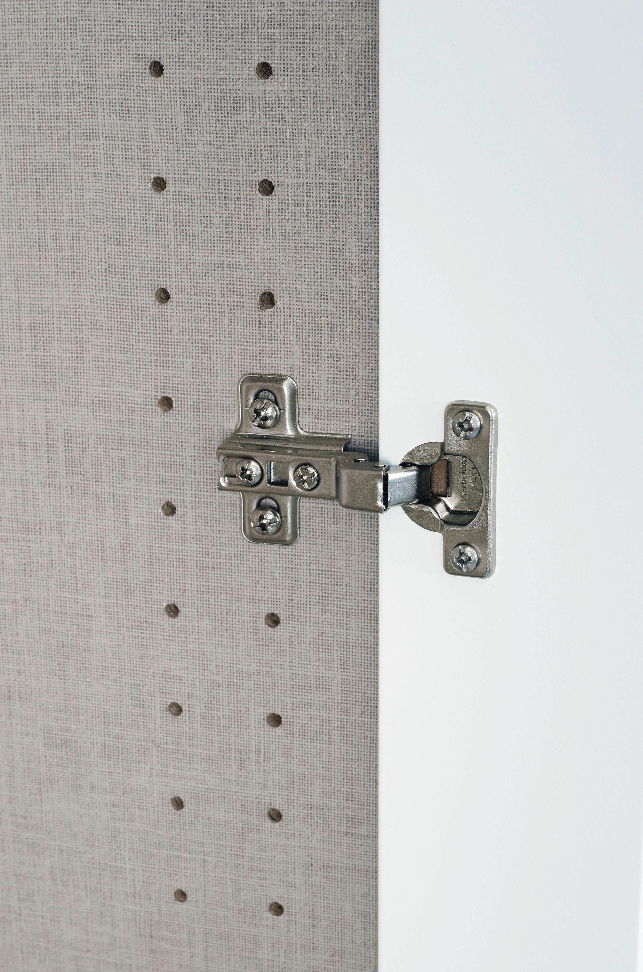 GOODproduct Eckkleiderschrank »Mehrzweckschrank Aktenschrank Möbel Mietswohnung Schlafzimmer YLVA« Schenkelmass: 85x72 cm, Höhe 197 cm,  skandinavischer Style mit Rahmenfront und Knopfgriff MADE IN GERMANY
