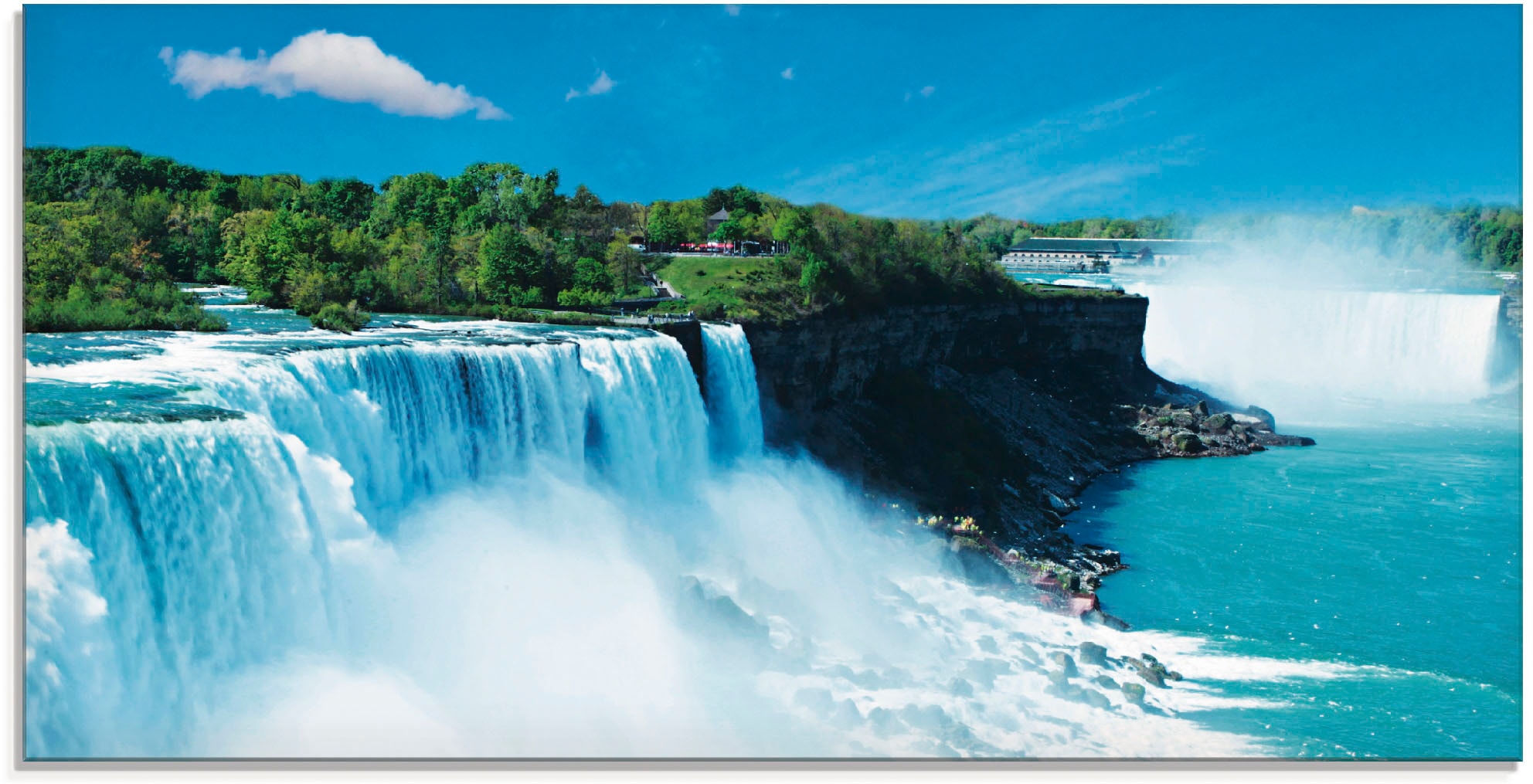 Image of Artland Glasbild "Niagara" Gewässer 1 Stk. tlg. in verschiedenen Grössen