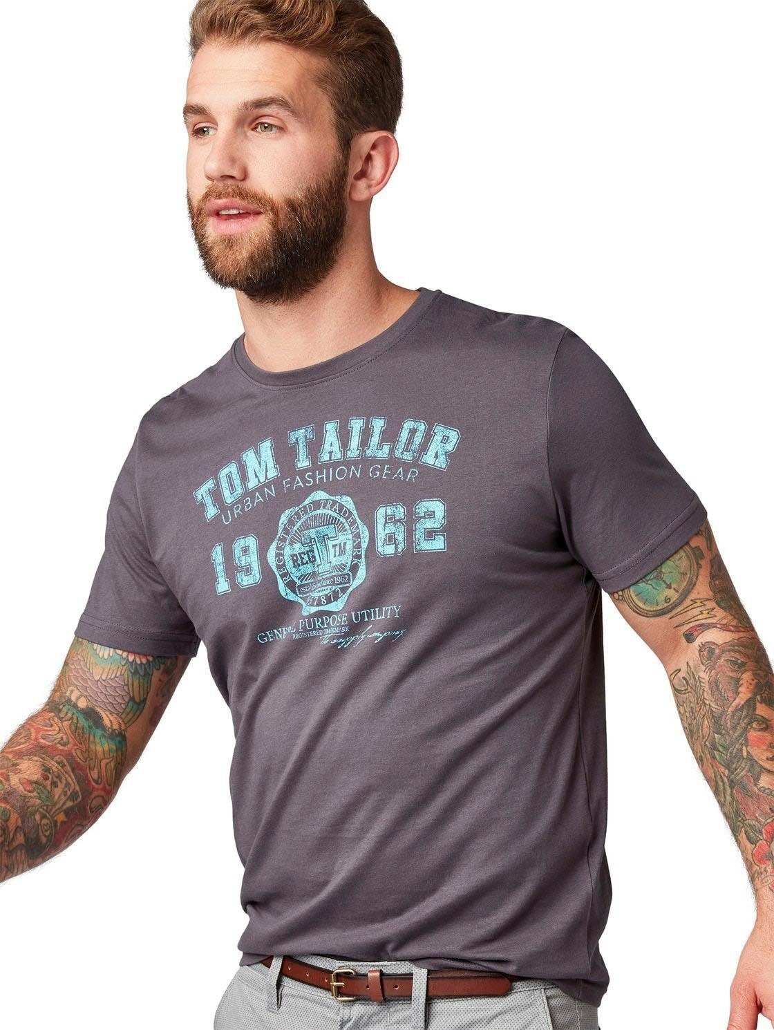 Image of TOM TAILOR T-Shirt, mit Logofrontprint bei Ackermann Versand Schweiz