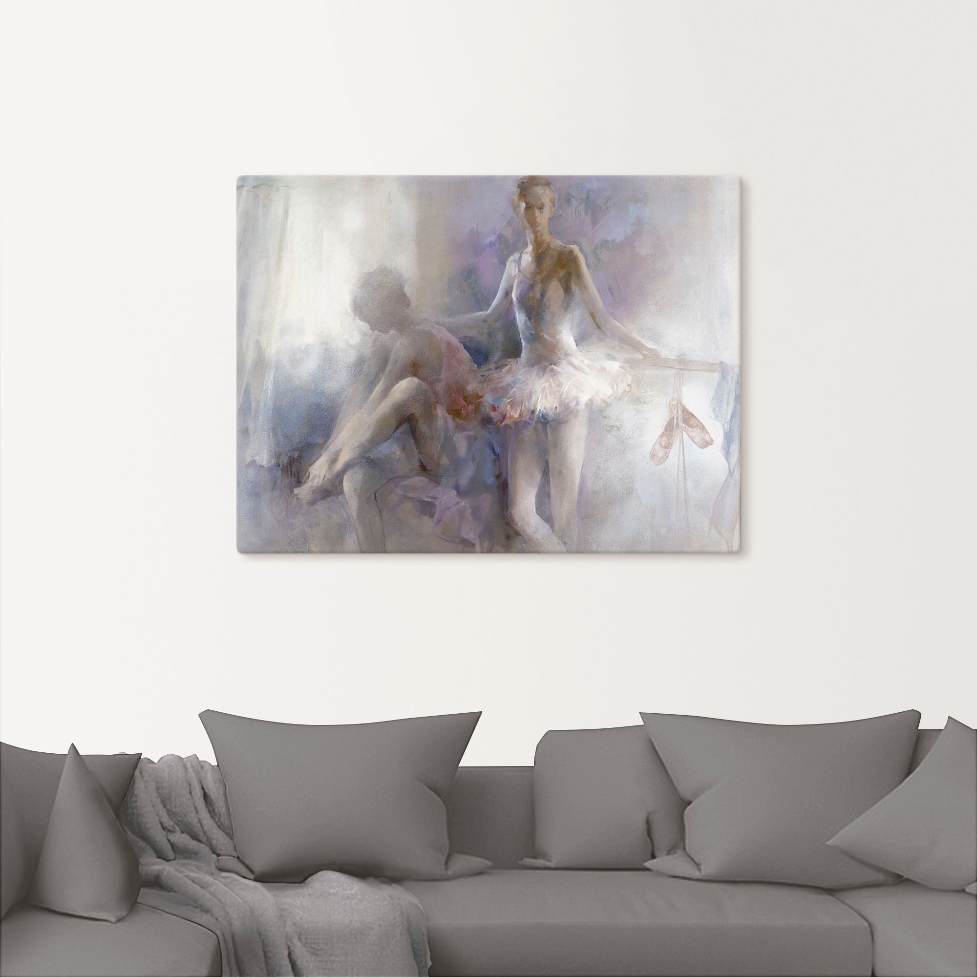 Artland Leinwandbild »Ballett-Mädchen« Sport 1 Stk. tlg. auf Holzrahmen gespannt