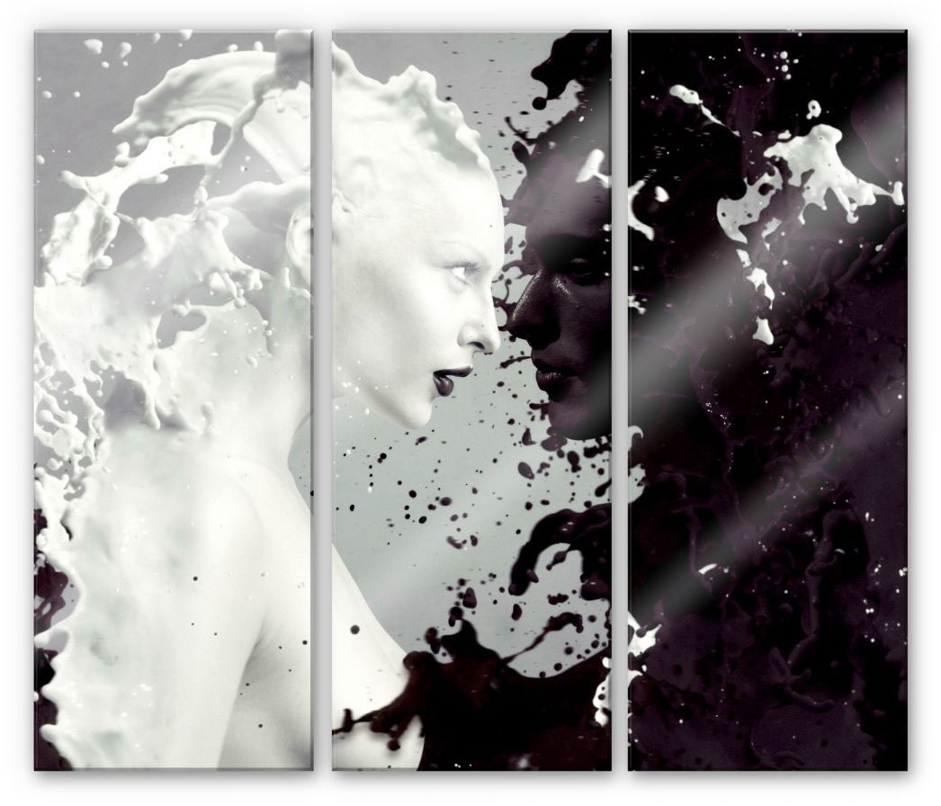 Image of Wall-Art Mehrteilige Bilder »Milch & Kaffee Liebe (3-teilig)«, (Set, 3 St.) bei Ackermann Versand Schweiz