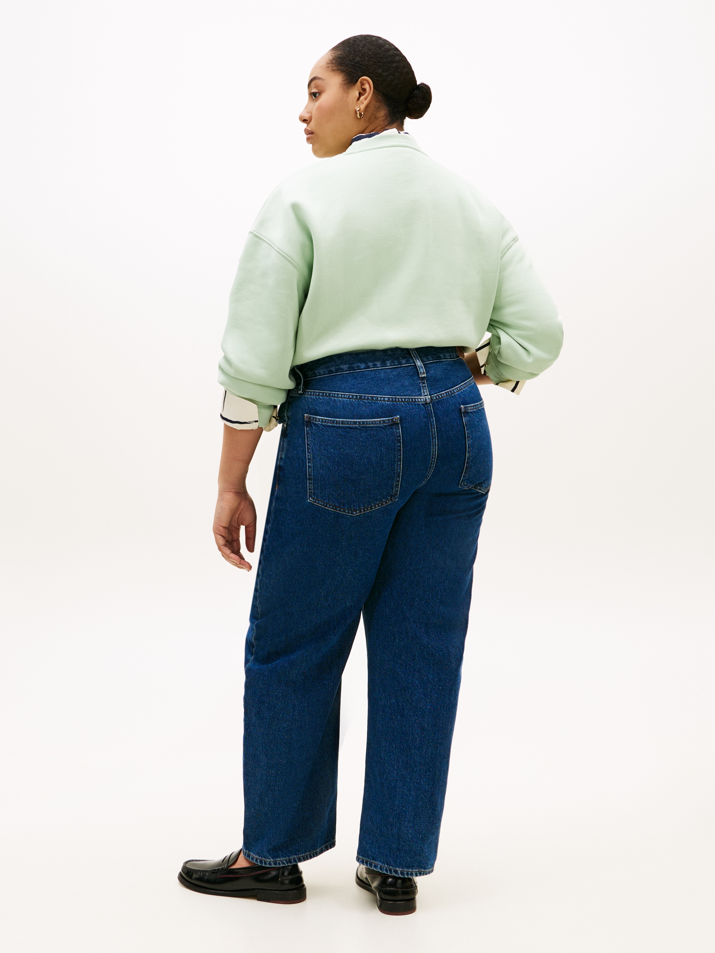 Tommy Hilfiger Curve Jeans coupe régulière »CRV DNM EMI BARREL RW« in grossen Grössen