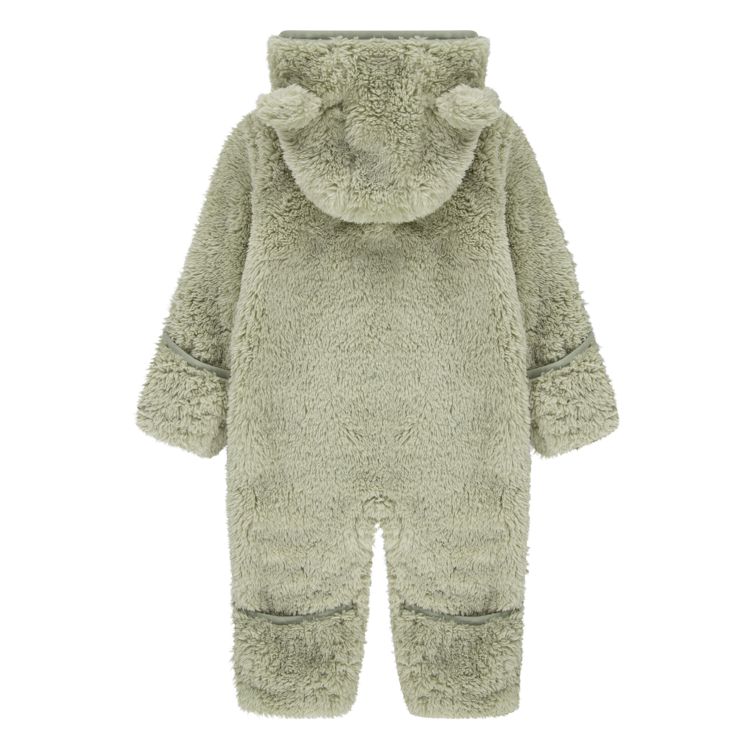HUGGIES babywear Combinaison en peluche »HUGN HUGGIES SHERPA PRAM« avec capuche avec petites oreilles