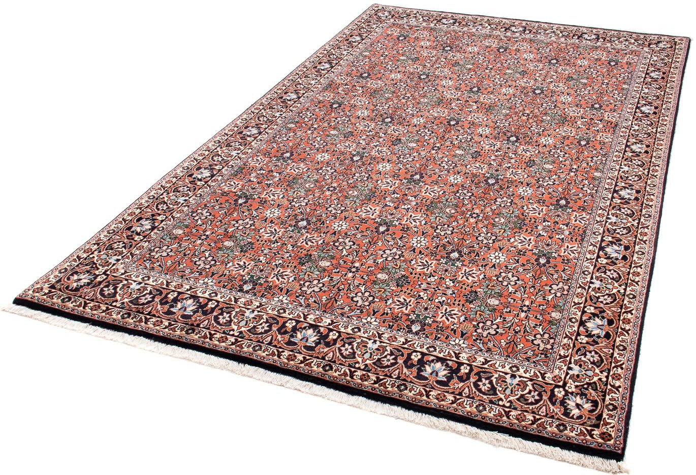 Image of morgenland Orientteppich »Perser - Bidjar - 240 x 150 cm - hellrot«, rechteckig, 15 mm Höhe, Wohnzimmer, Handgeknüpft, Einzelstück mit Zertifikat bei Ackermann Versand Schweiz