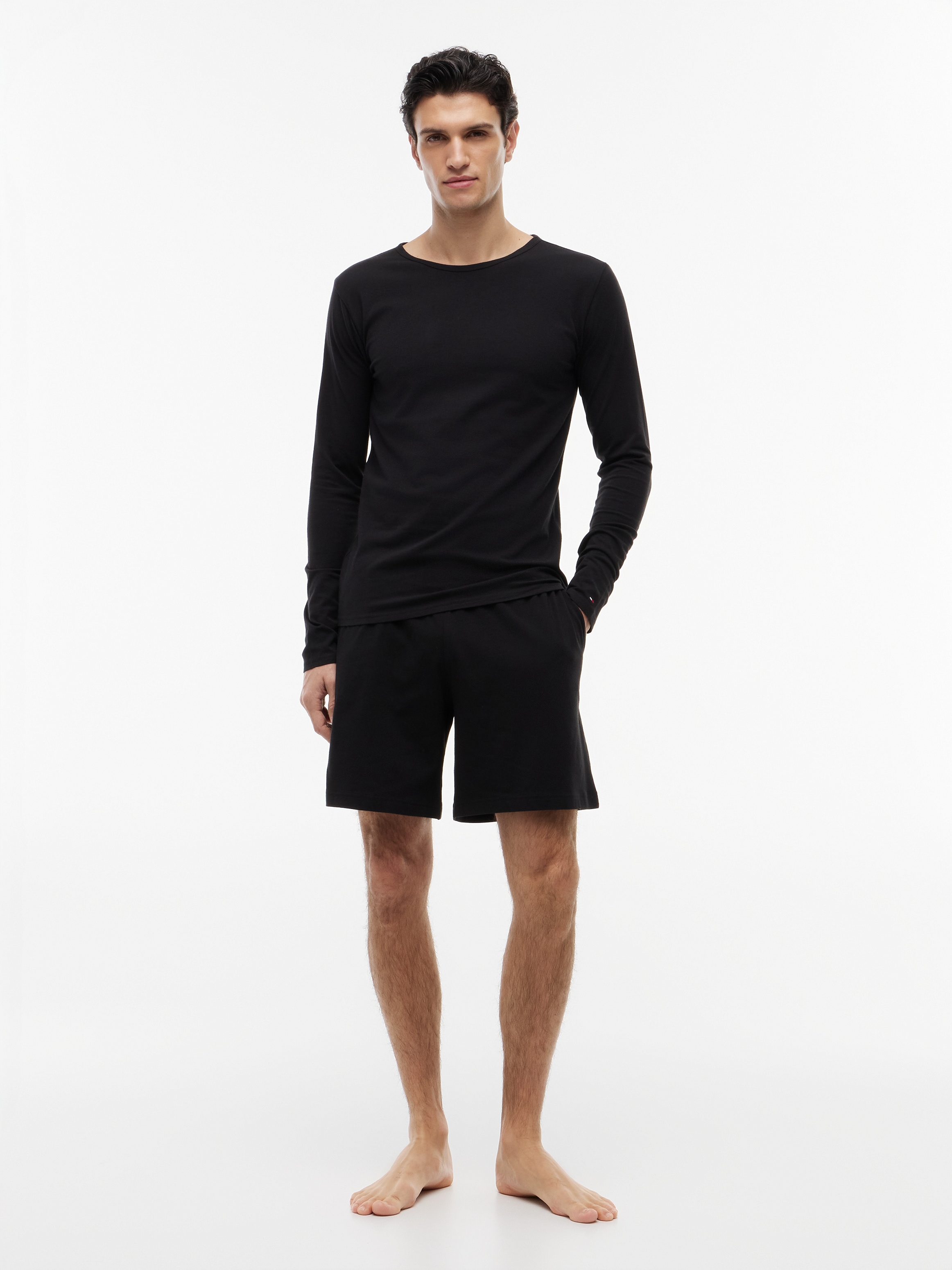 Tommy Hilfiger Underwear T-shirt »3P LS Tee« Paquet, pack de 3,  avec étiquette de marque