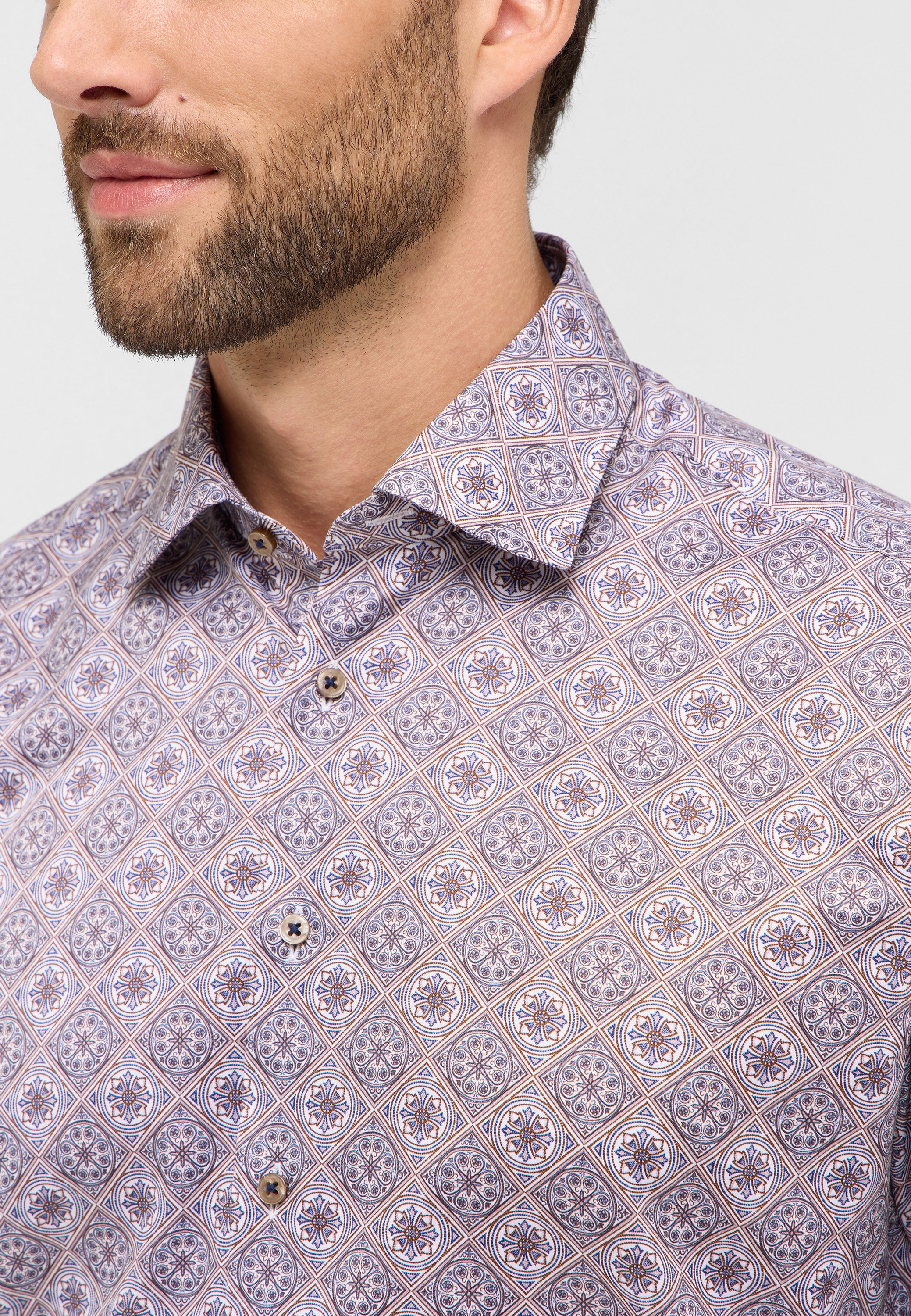 Eterna Langarmhemd »MODERN FIT«, NON IRON (bügelfrei)
