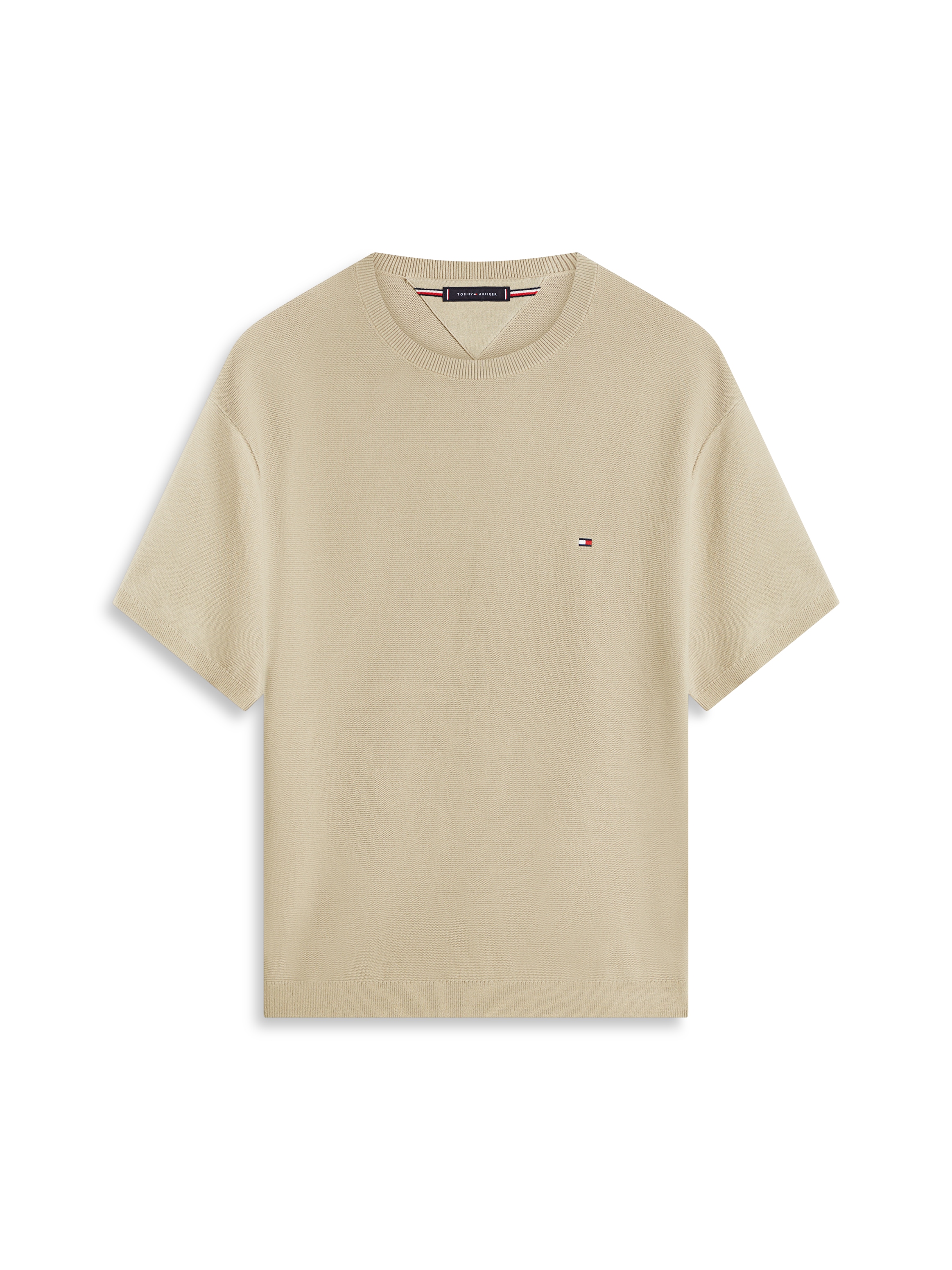 Tommy Hilfiger Pull à manches courtes »COOL TOUCH STRUCTURE« Relaxed Fit, aus Strick