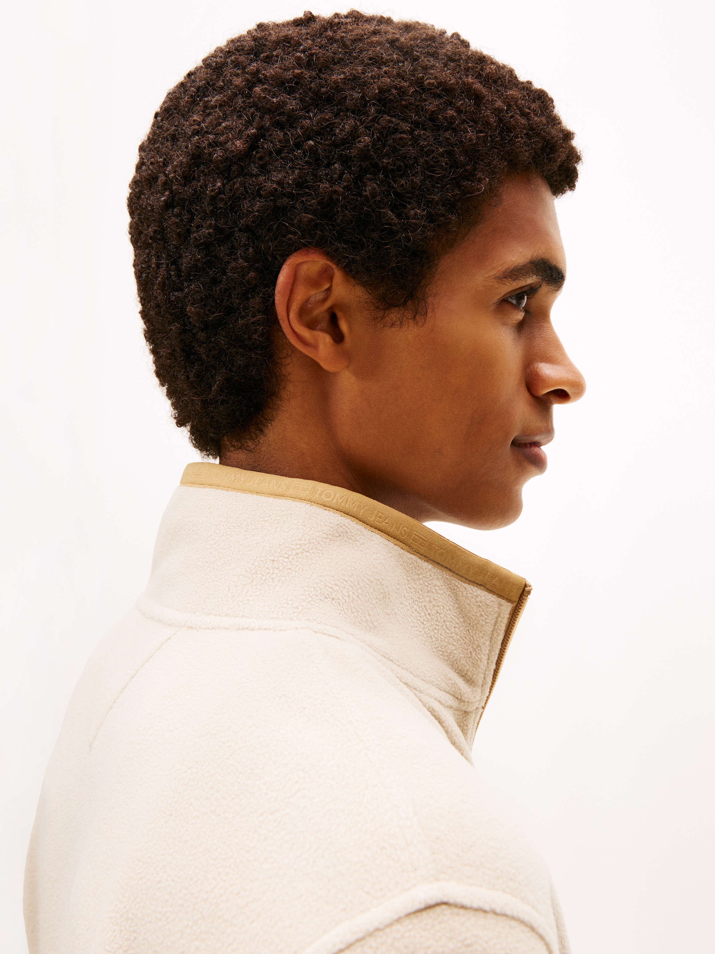 Tommy Jeans Pull en polaire »TJM FLAG POLAR FLEECE«, normale Passform, Troyer
