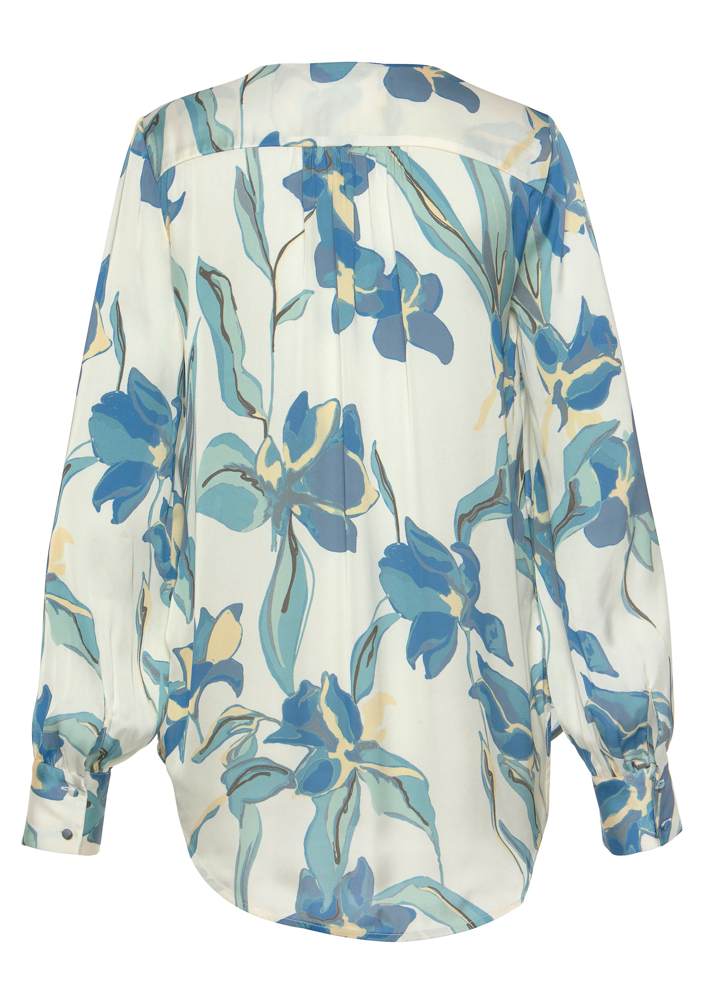 LASCANA Satinbluse mit Blumendruck