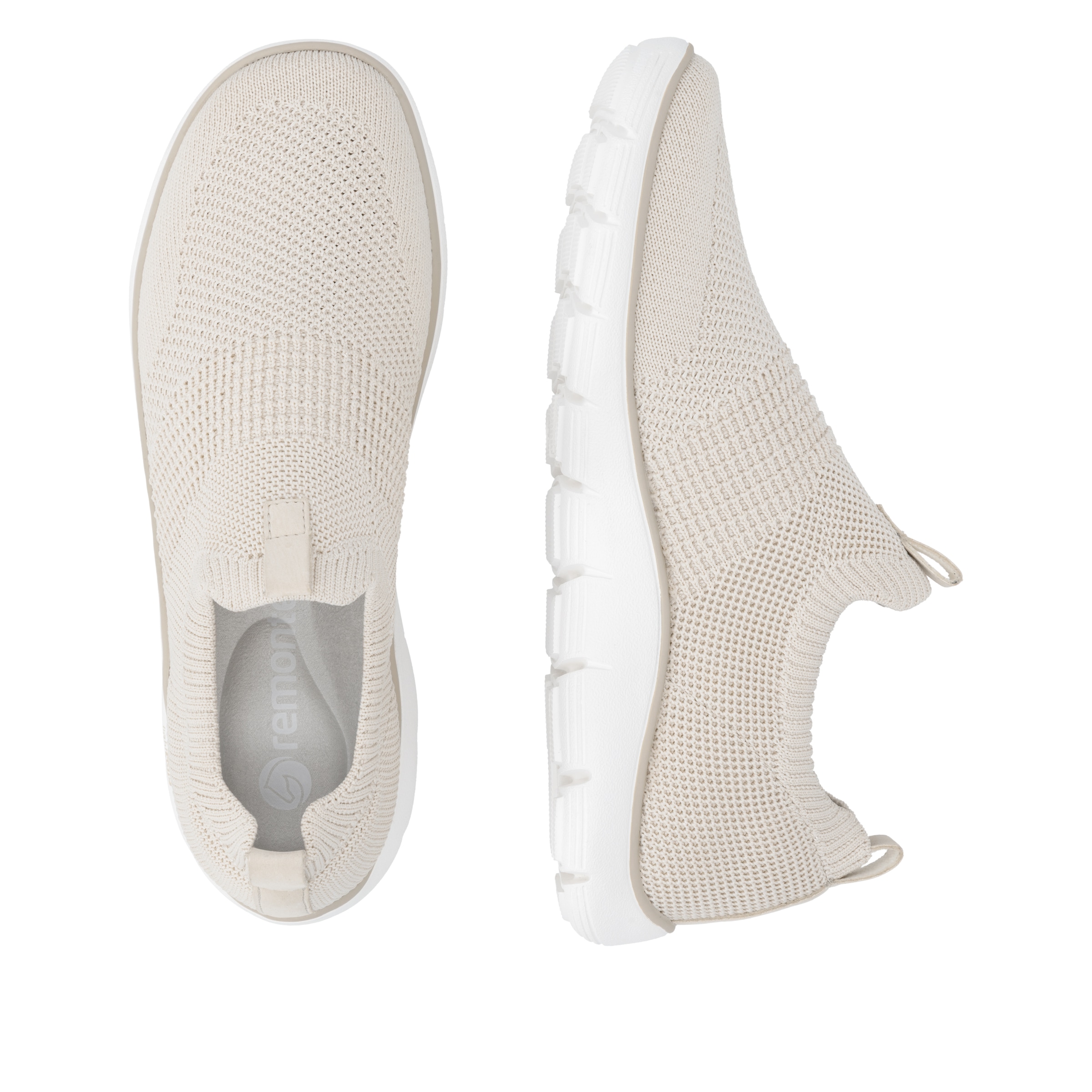Remonte Baskets slip-on  Chaussure à enfiler, mocassin, chaussure pieds nus avec semelle intérieure amovible