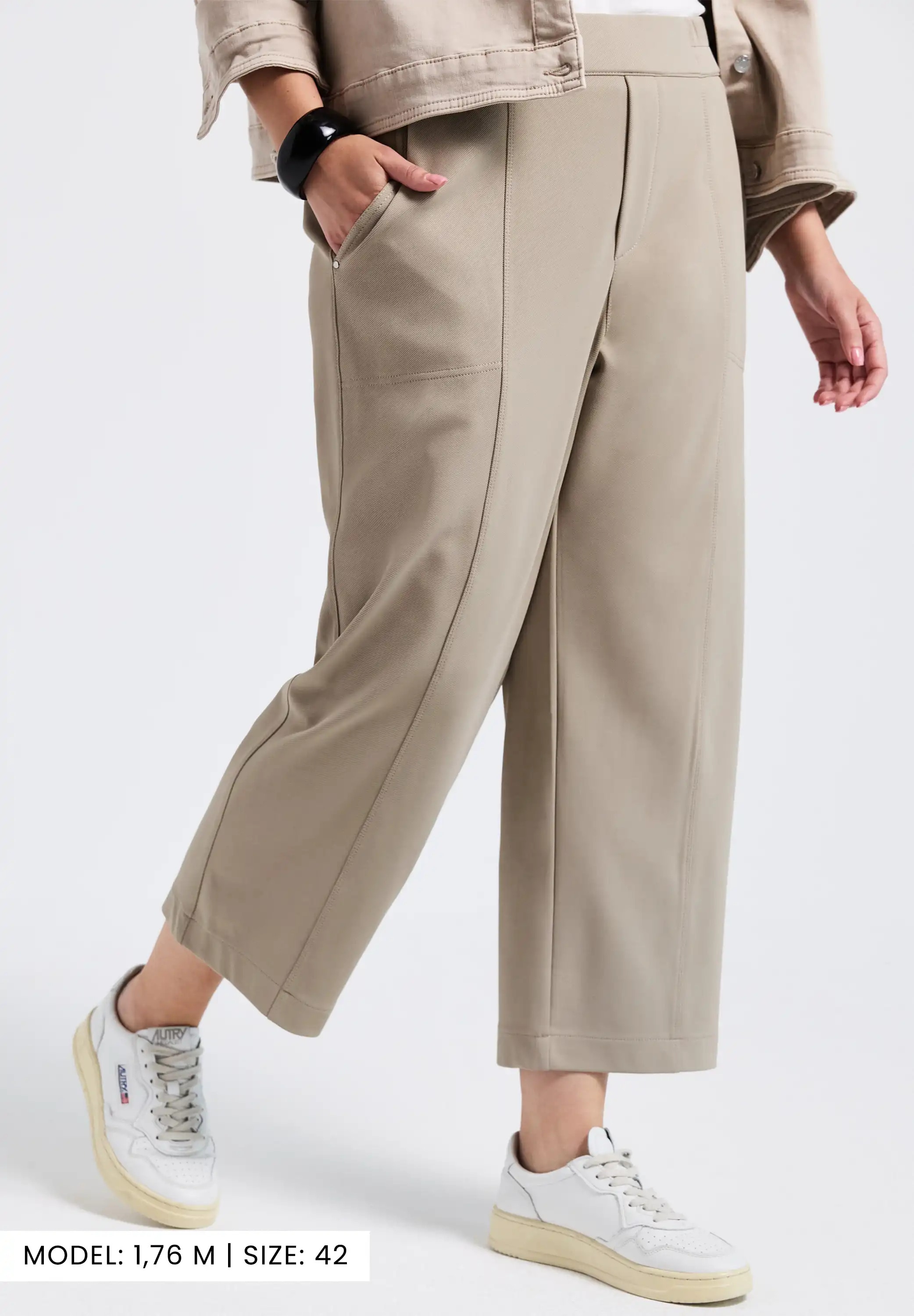 Image of STREET ONE 7/8-Hose mit Taschen und Gummizug