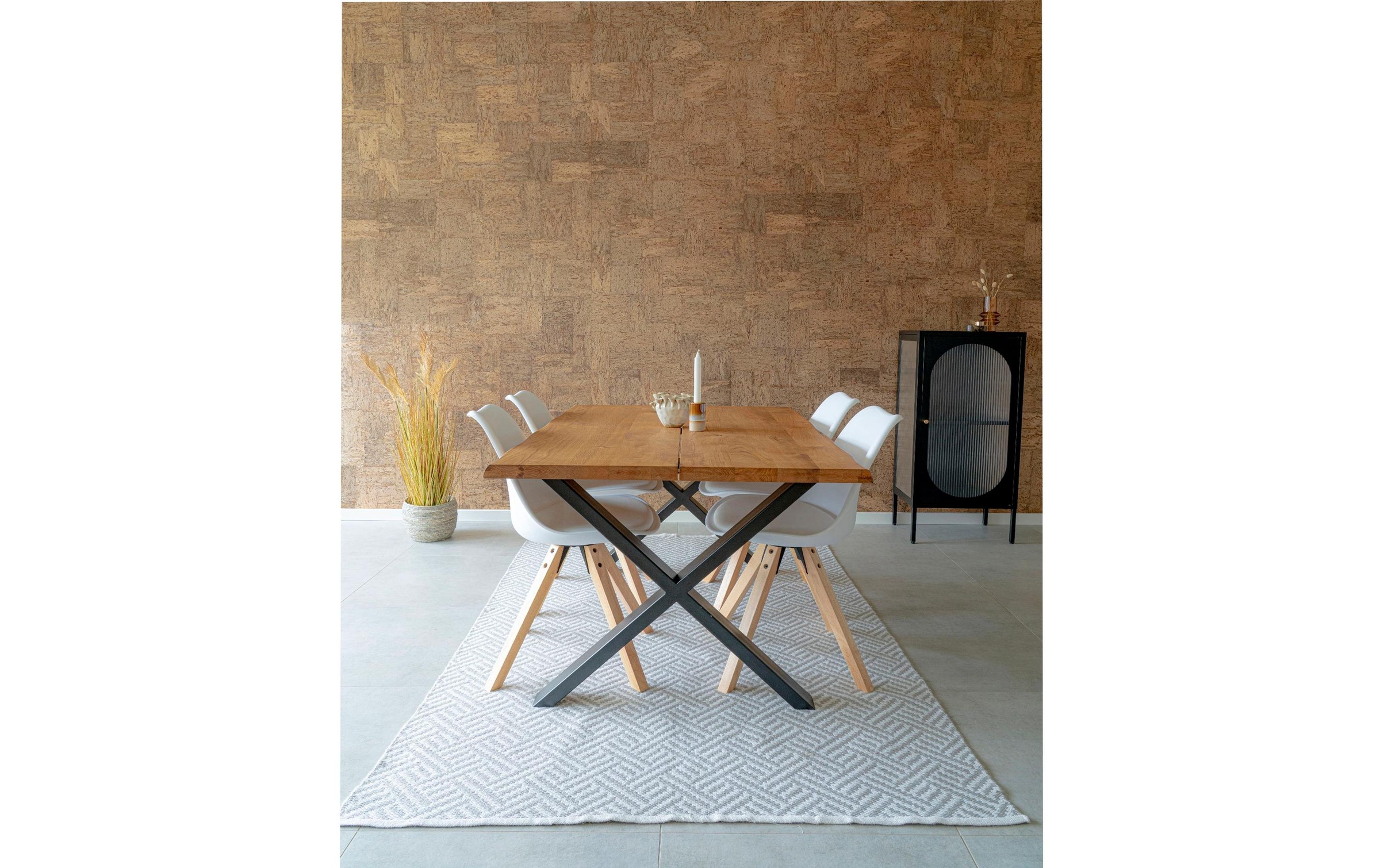 House Nordic Stuhl »Bergen 2 Stück 86 x 55 cm«