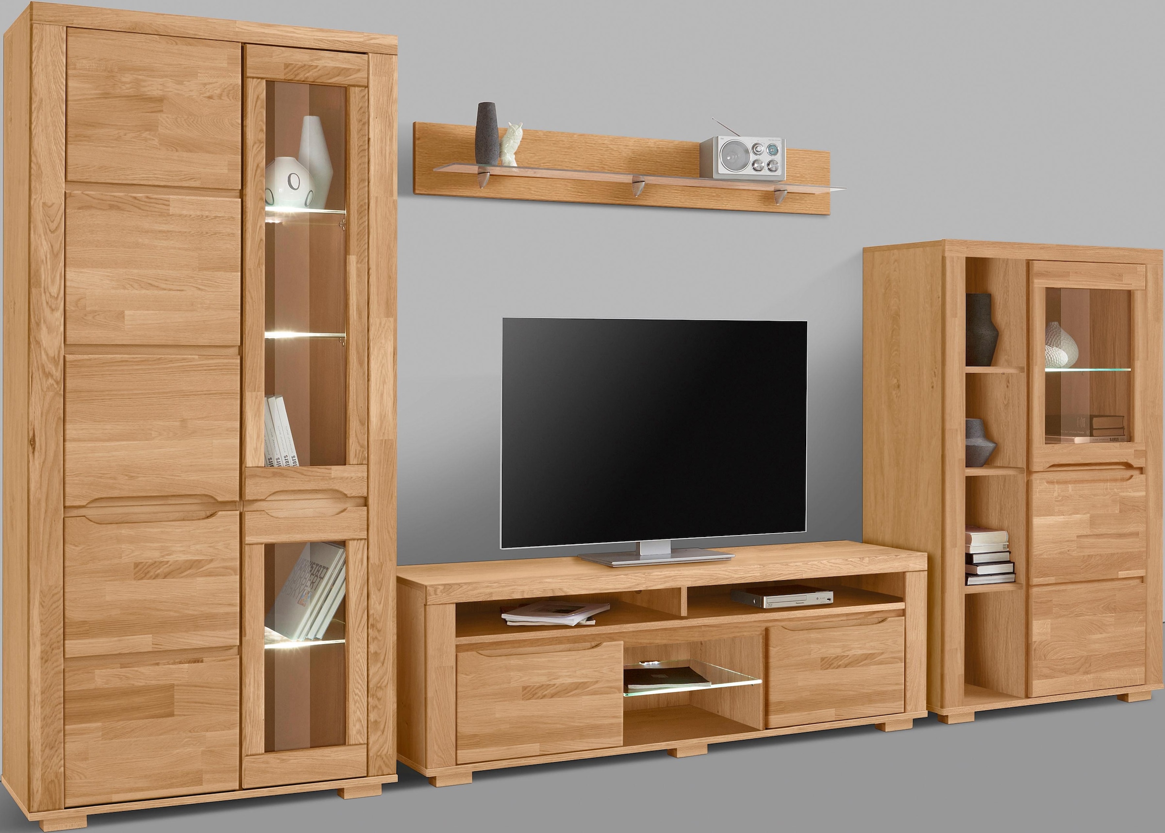 Image of GOODproduct Wohnwand "Denis" Set, 4 Stk. tlg.