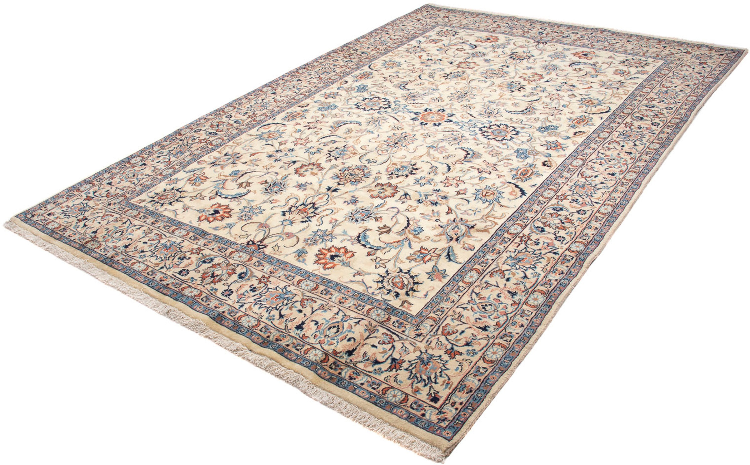 Image of morgenland Orientteppich »Perser - Classic - 298 x 196 cm - beige«, rechteckig, 10 mm Höhe, Wohnzimmer, Handgeknüpft, Einzelstück mit Zertifikat bei Ackermann Versand Schweiz