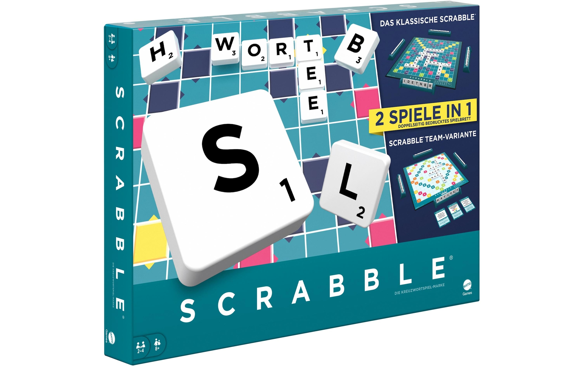 Spiel »Familienspiel Scrabble Classic 2 in 1 -DE-«