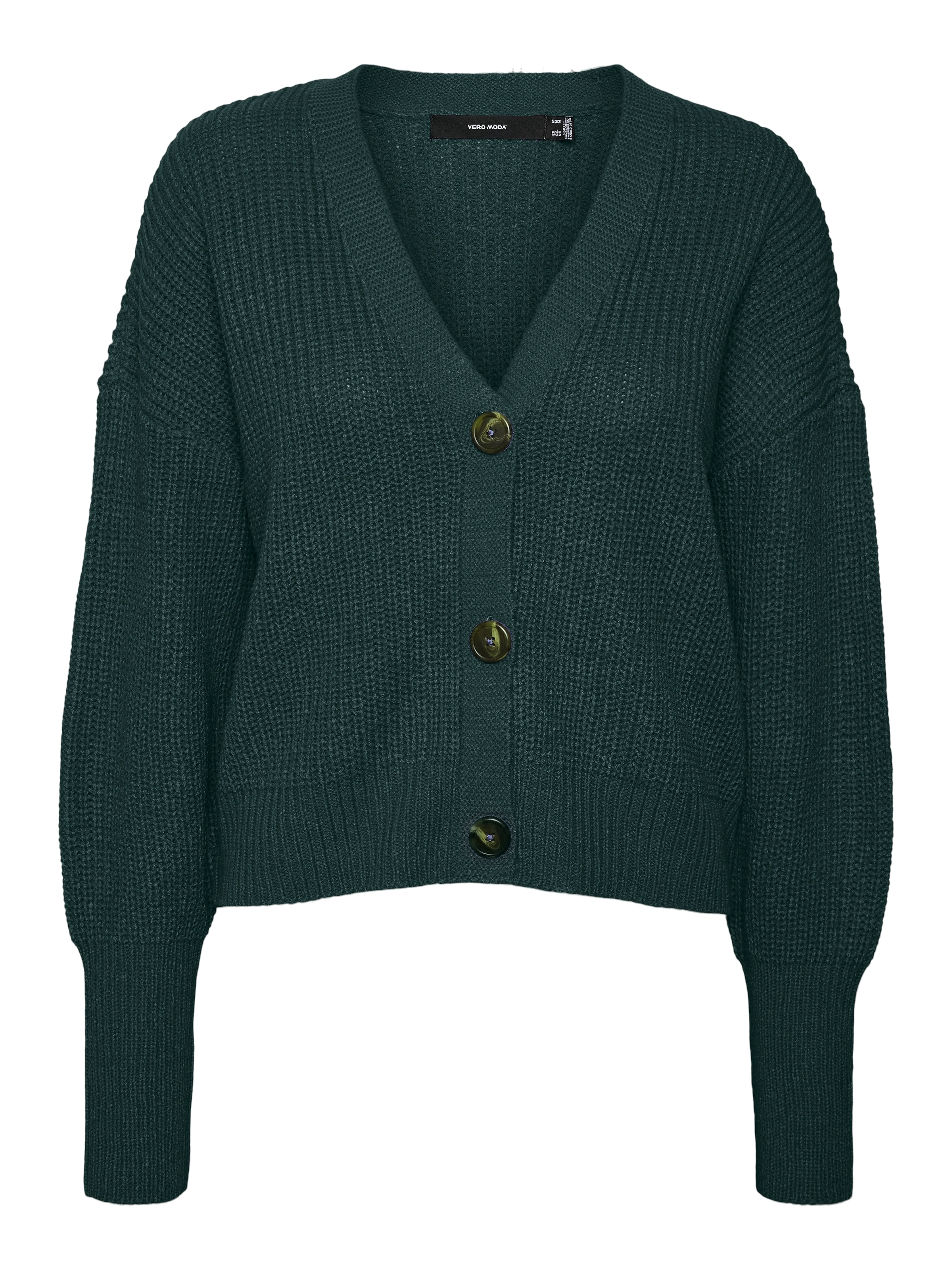 Vero Moda Veste en tricot »VMLEA LS V-NECK CUFF CARDIGAN NOOS« fibre synthétique, coupe régulière