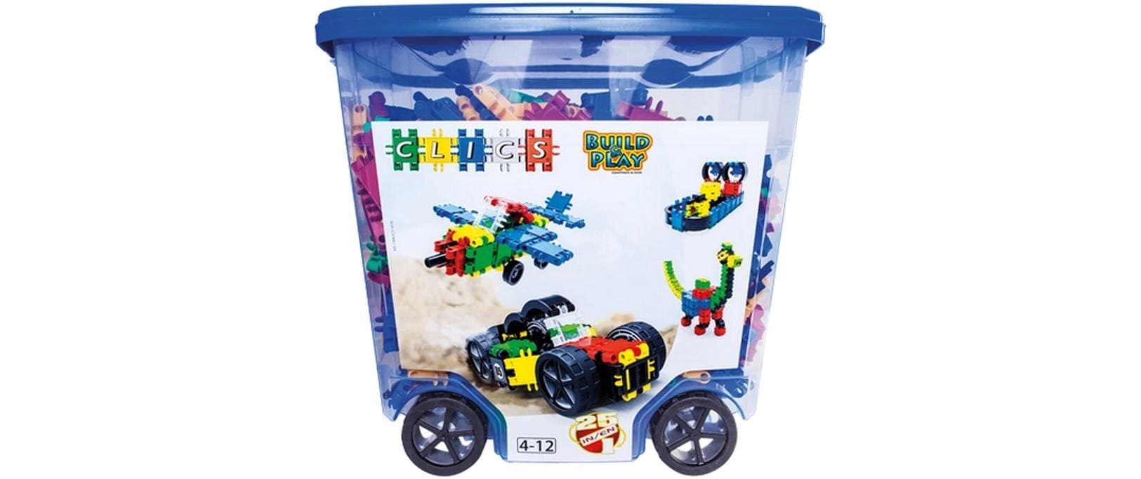 Image of Spielbausteine "Sombo Clics Box Bausatz 800 Teile"