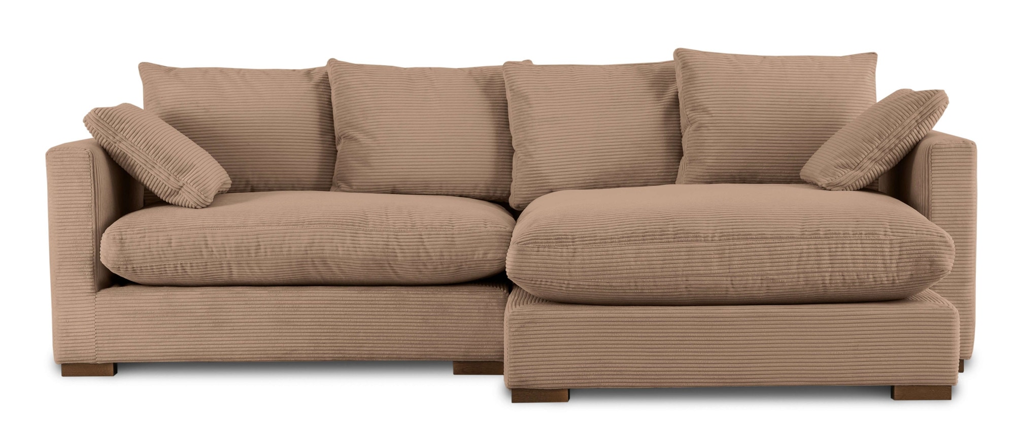 Image of Home affaire Ecksofa "Coray" Breite 266 cm, extra weich und kuschelig, mit Federn und Daunen