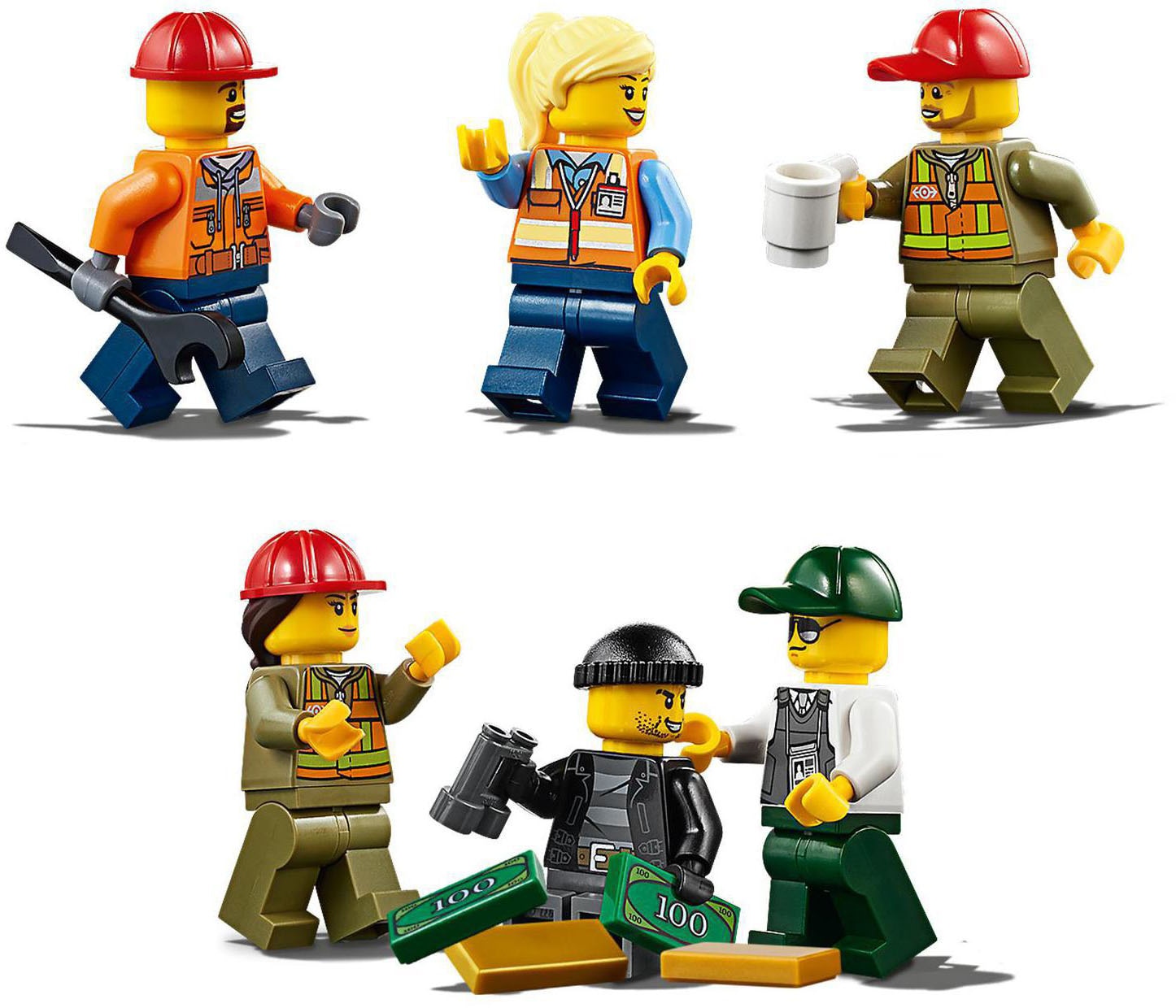 LEGO® Konstruktionsspielsteine »Güterzug (60198), LEGO® City«, (1226 St.)
