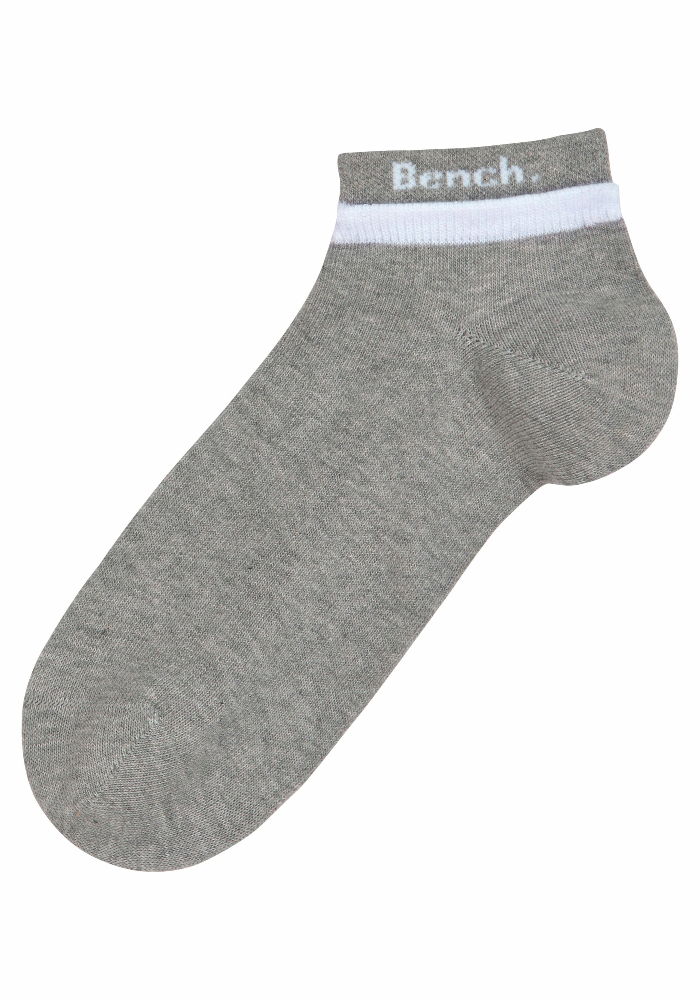 Bench. Kurzsocken, (Set, 6 Paar), mit doppelten Bündchen