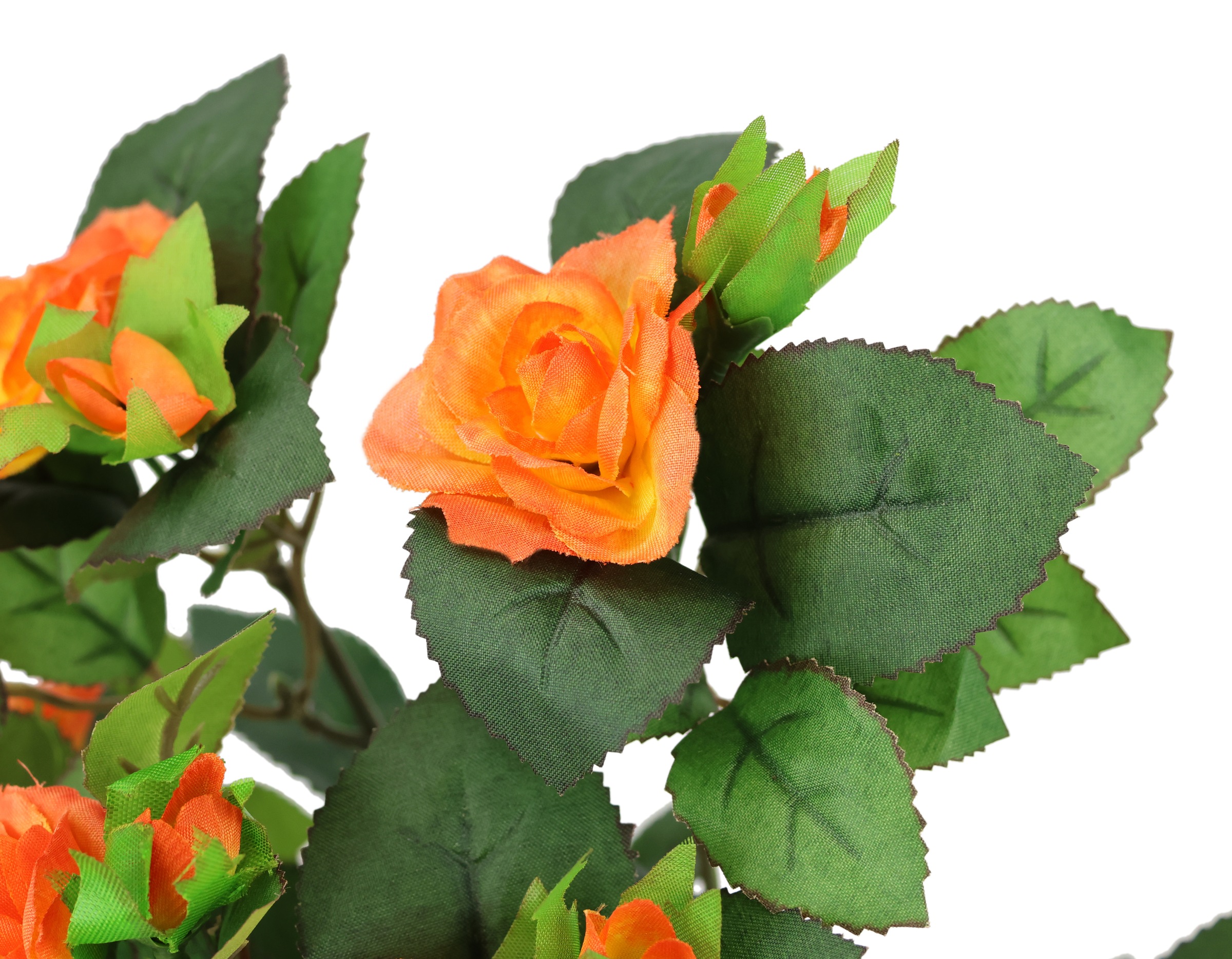 I.GE.A. Kunstblume »Künstlicher Rosenbusch«, Kunstrose Blume Strauss Bouquet Rosen Rosenbouquet Wildrose