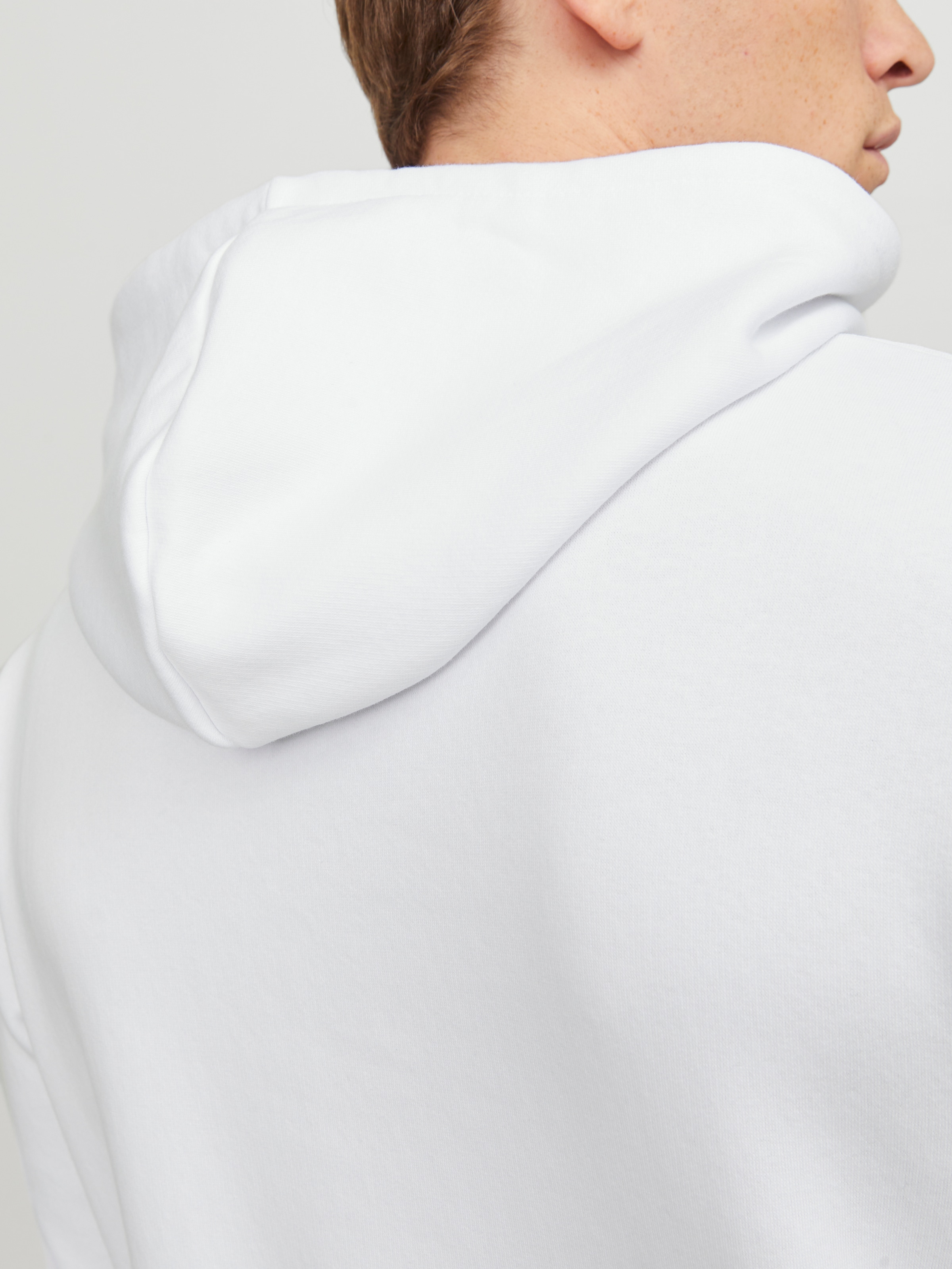 Jack & Jones Kapuzensweatshirt »JJECORP Hoodie mit Logo und hohem Tragekomfort«, bedruckt, casual, regular fit, Baumwollmischung, Rundhals
