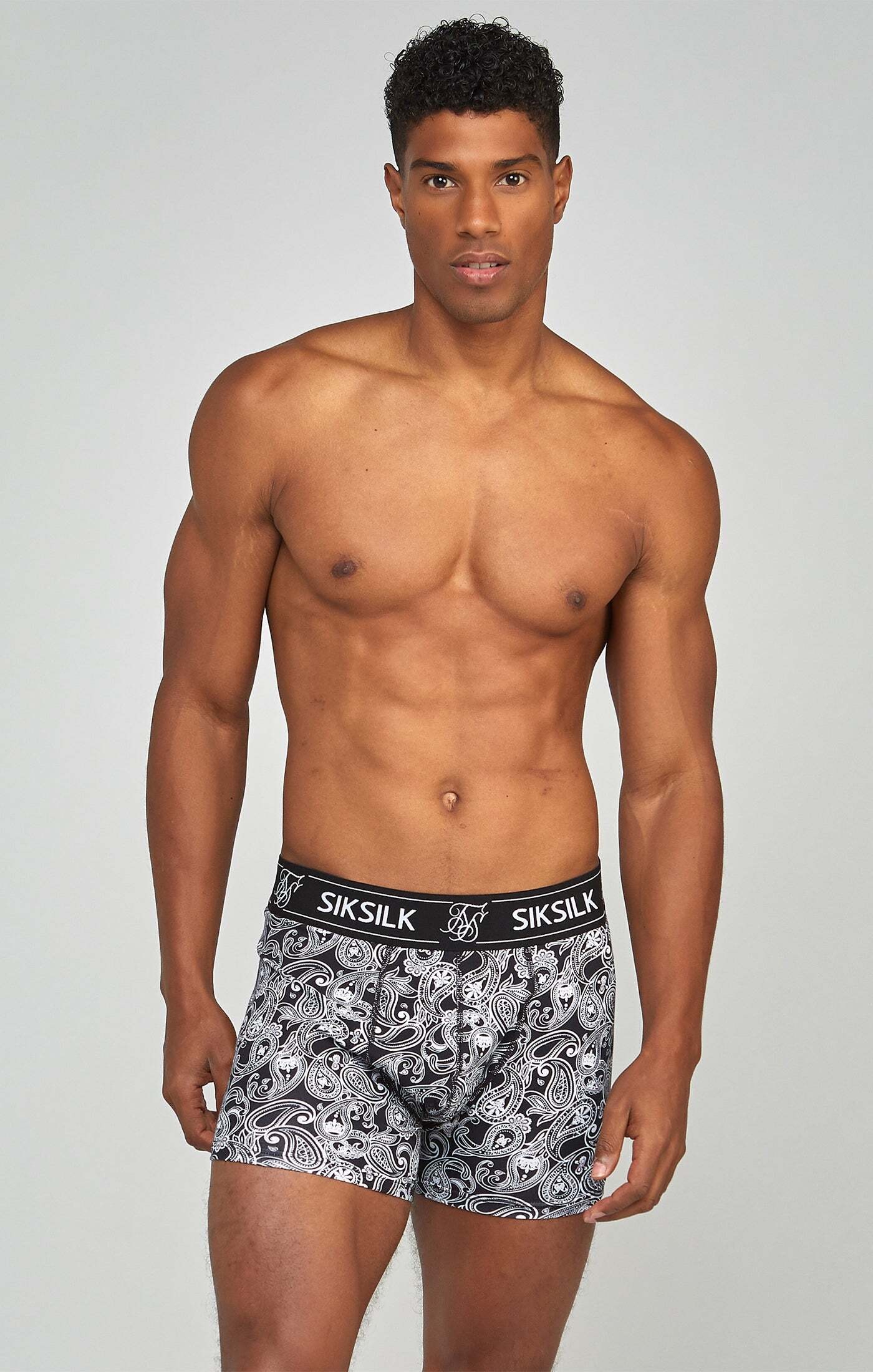 Siksilk Trunk »Siksilk Unterwäsche 3 Pack Paisley Boxer Shorts«