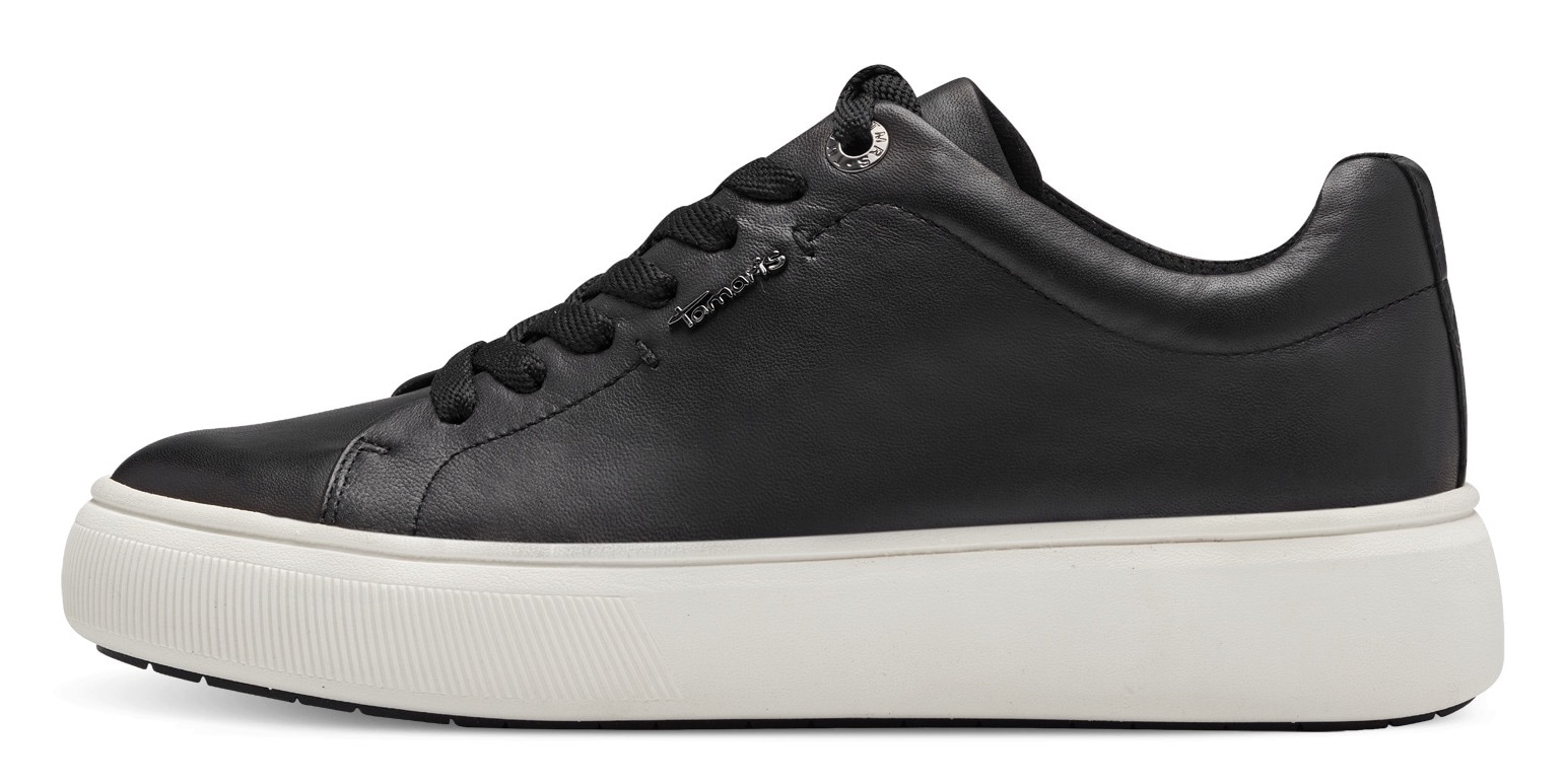 Tamaris Plateausneaker  , Freizeitschuh, Halbschuh, Schnürschh mit Wechselfussbett
