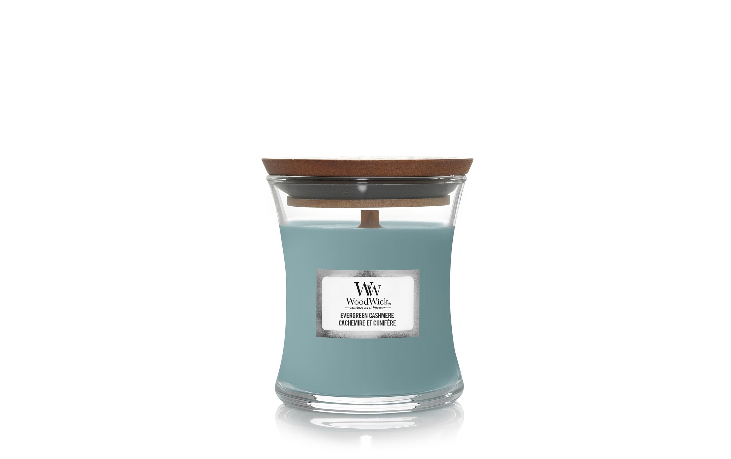 Image of Woodwick Duftkerze "Evergreen Cashmere Mini Jar"