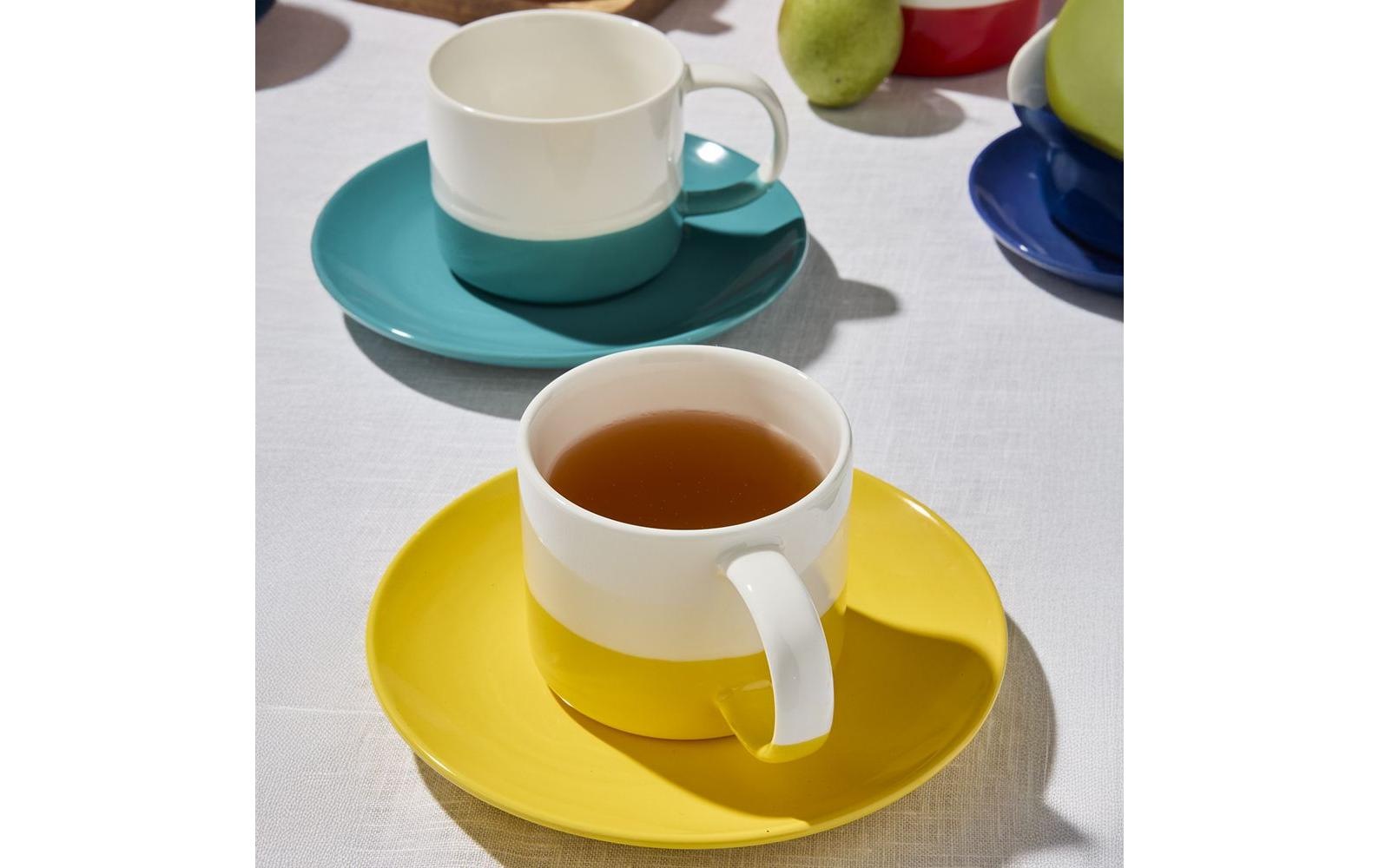   Tasse »Tognana Rainbow 210 ml, 6 Stück« Spülmaschinenfest , Mikrowellenfest