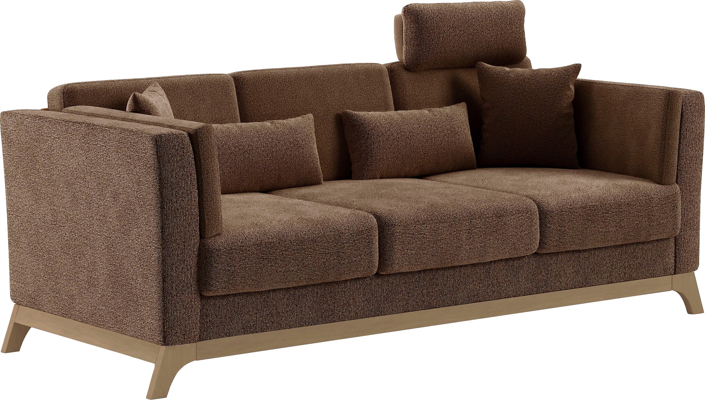 Home affaire 3-Sitzer »Viva«, mit Holzrahmen aus Buche
