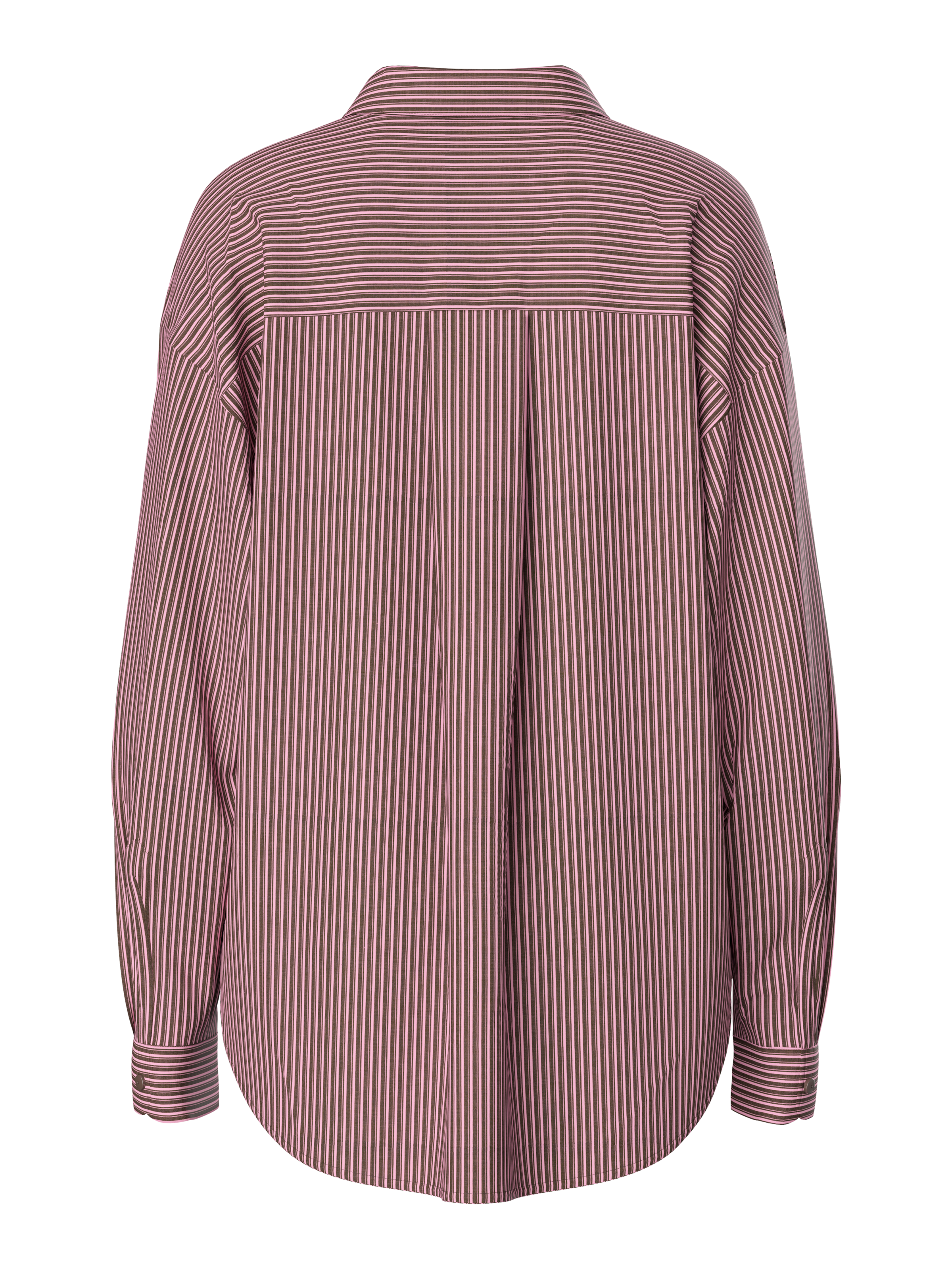 pieces Blouse chemise »PCEMMY LS LOOSE SHIRT WVN NOOS« mélange de matières, coupe ample
