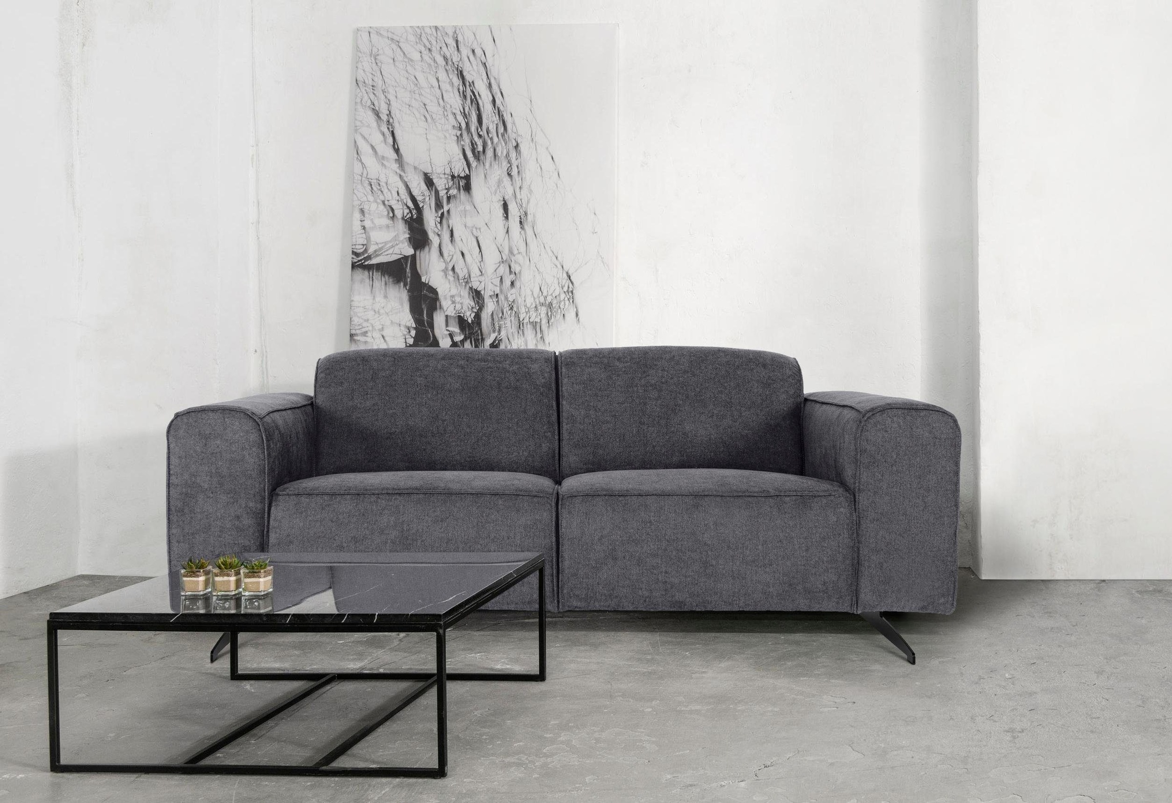 Image of Places of Style 2-Sitzer »Murcia«, mit Federkern, Keder und besonderen Metallfüssen bei Ackermann Versand Schweiz