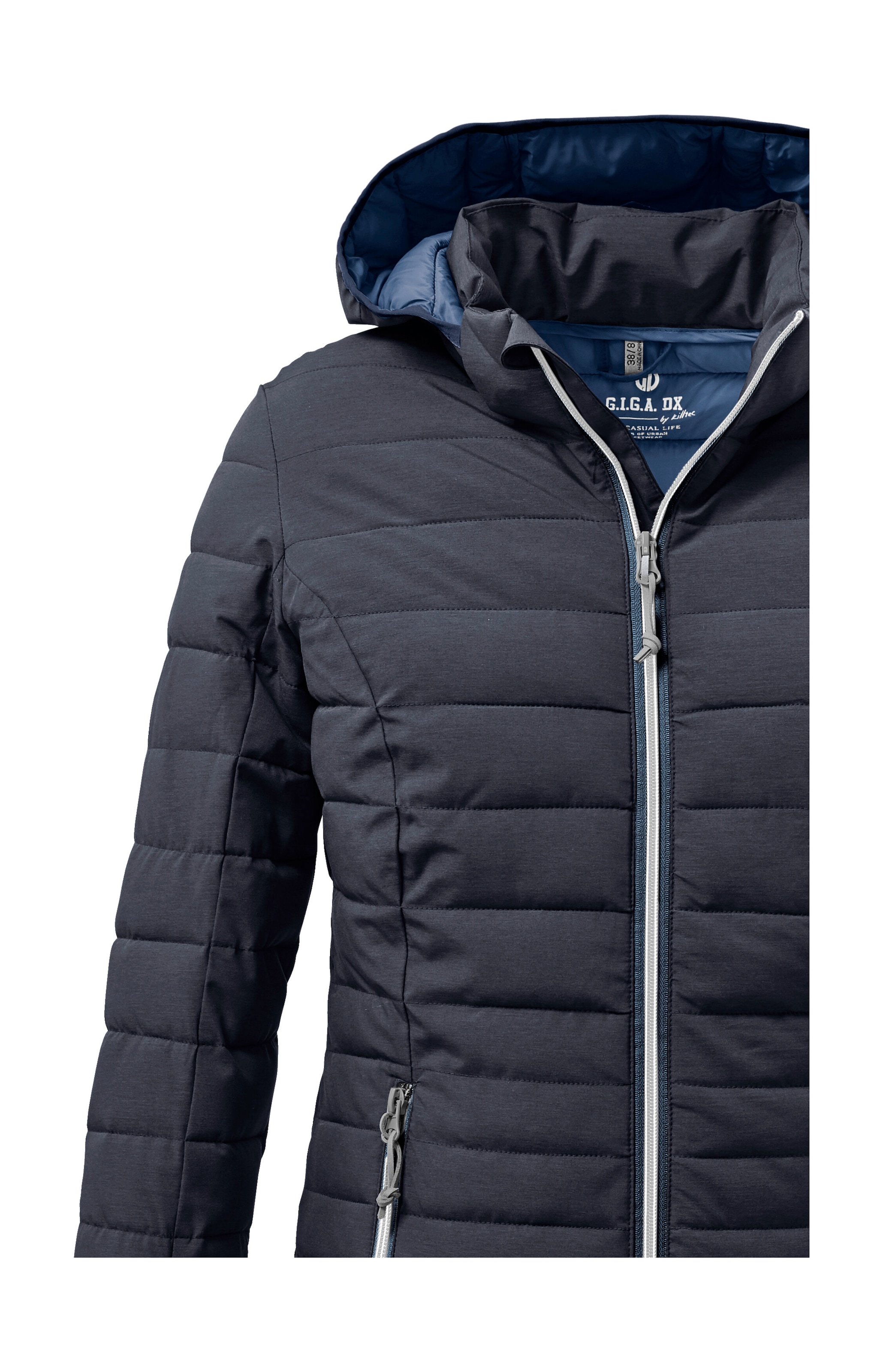 G.I.G.A. DX by killtec Steppjacke »Uyaka«, Leichte, wasserabweisende Damenjacke mit abzippbarer Kapuze