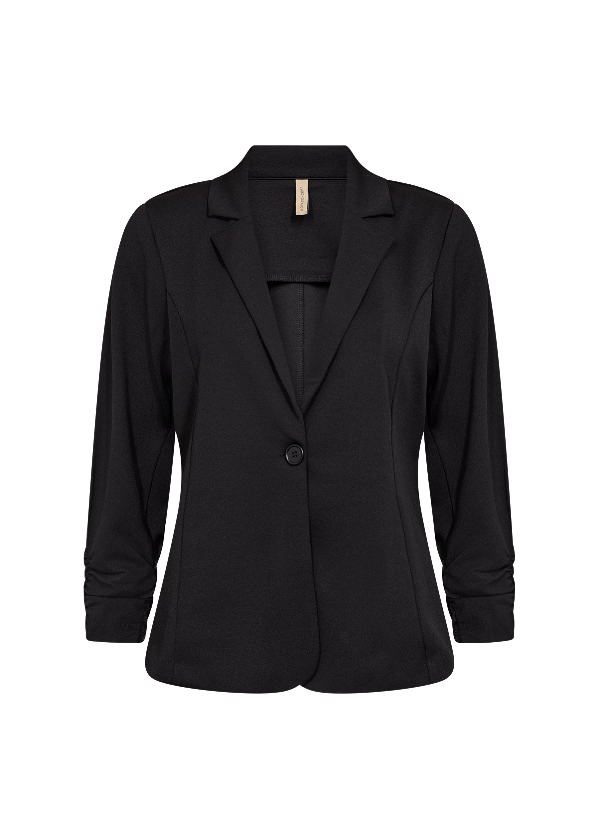 soyaconcept Kurzblazer »SC-SIHAM 97« aus Polyester und Elasthan, normale Schnittform, 1-Knopf-Form