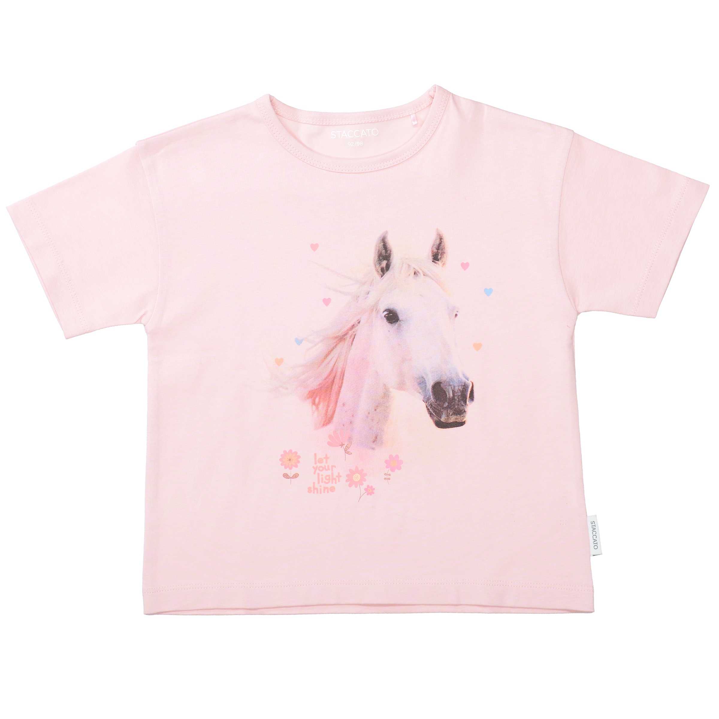 STACCATO T-shirt 2 pièces 2er Pack, mit Pferde-Motiv, für Girls