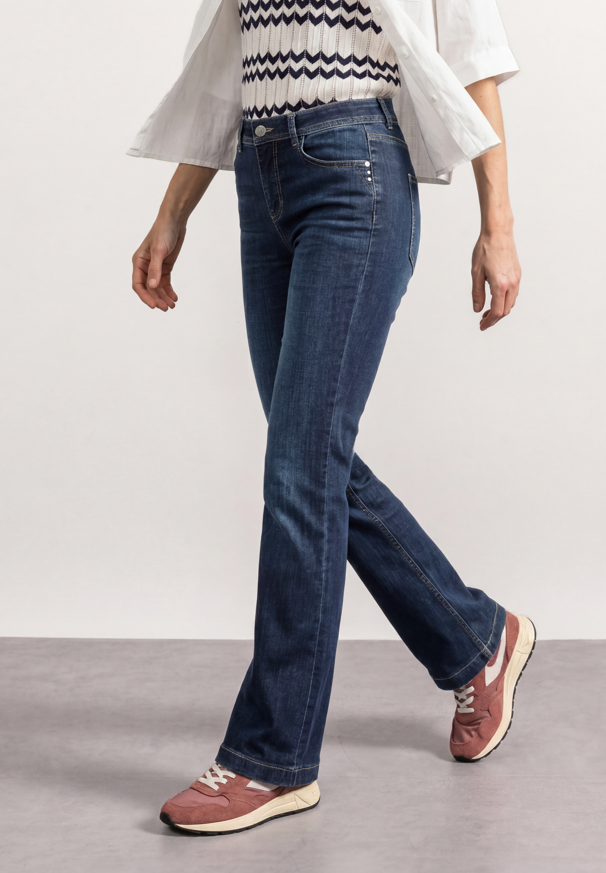 STREET ONE Jeans bootcut »Style Blaire« en coupe slim / stretch