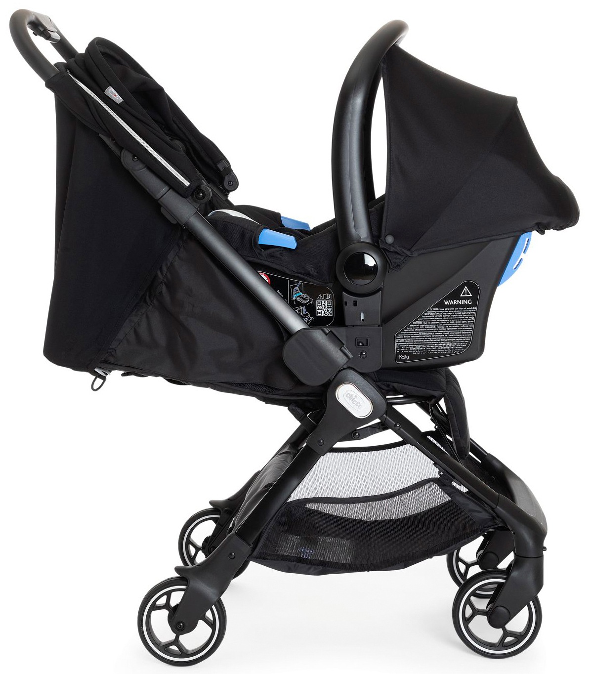 Chicco Sportbuggy »We, Black«, 22 kg, mit Regenschutz und Transporttasche