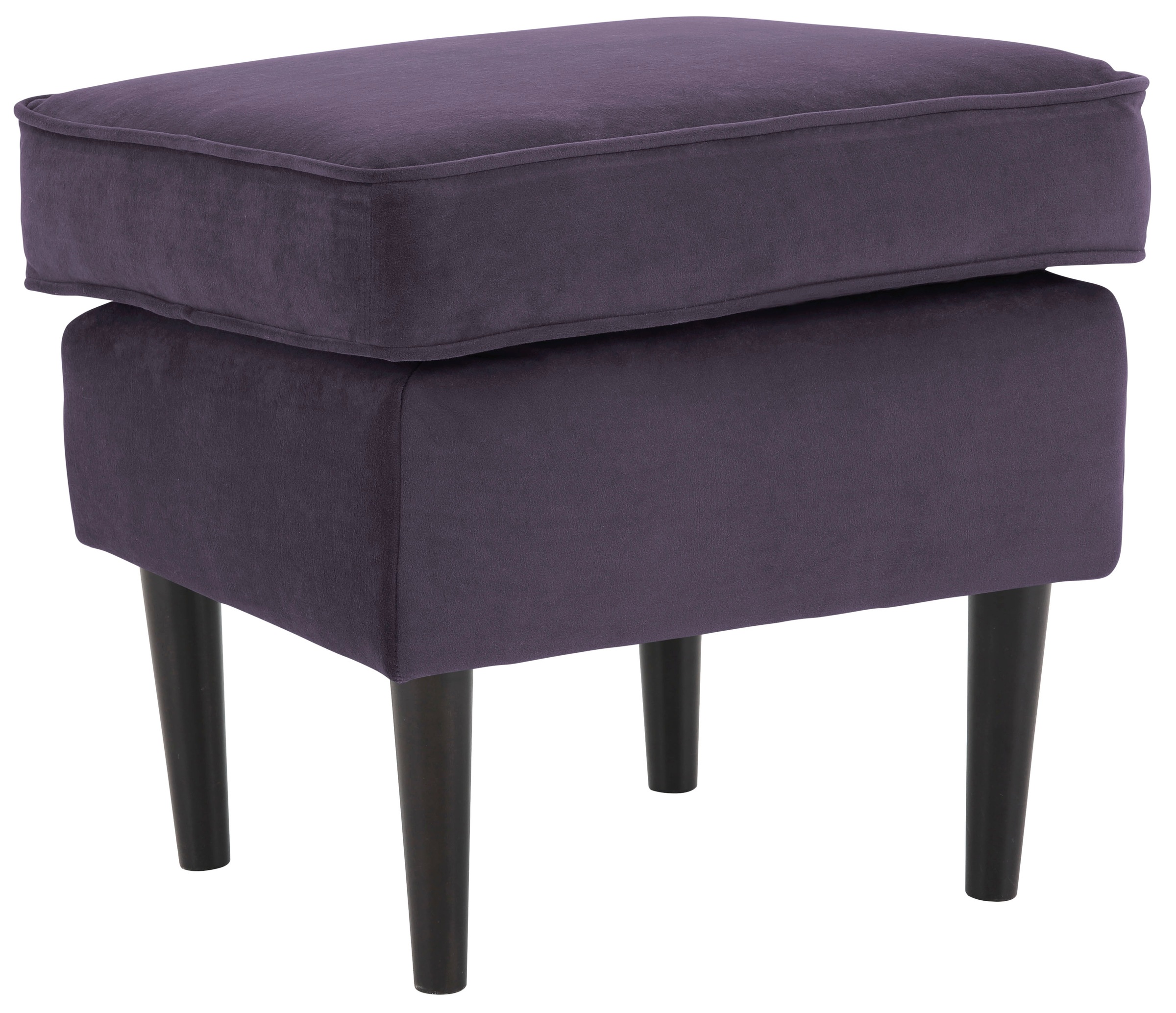 Image of Home affaire Hocker »Niebüll«, in Samtverlours bei Ackermann Versand Schweiz