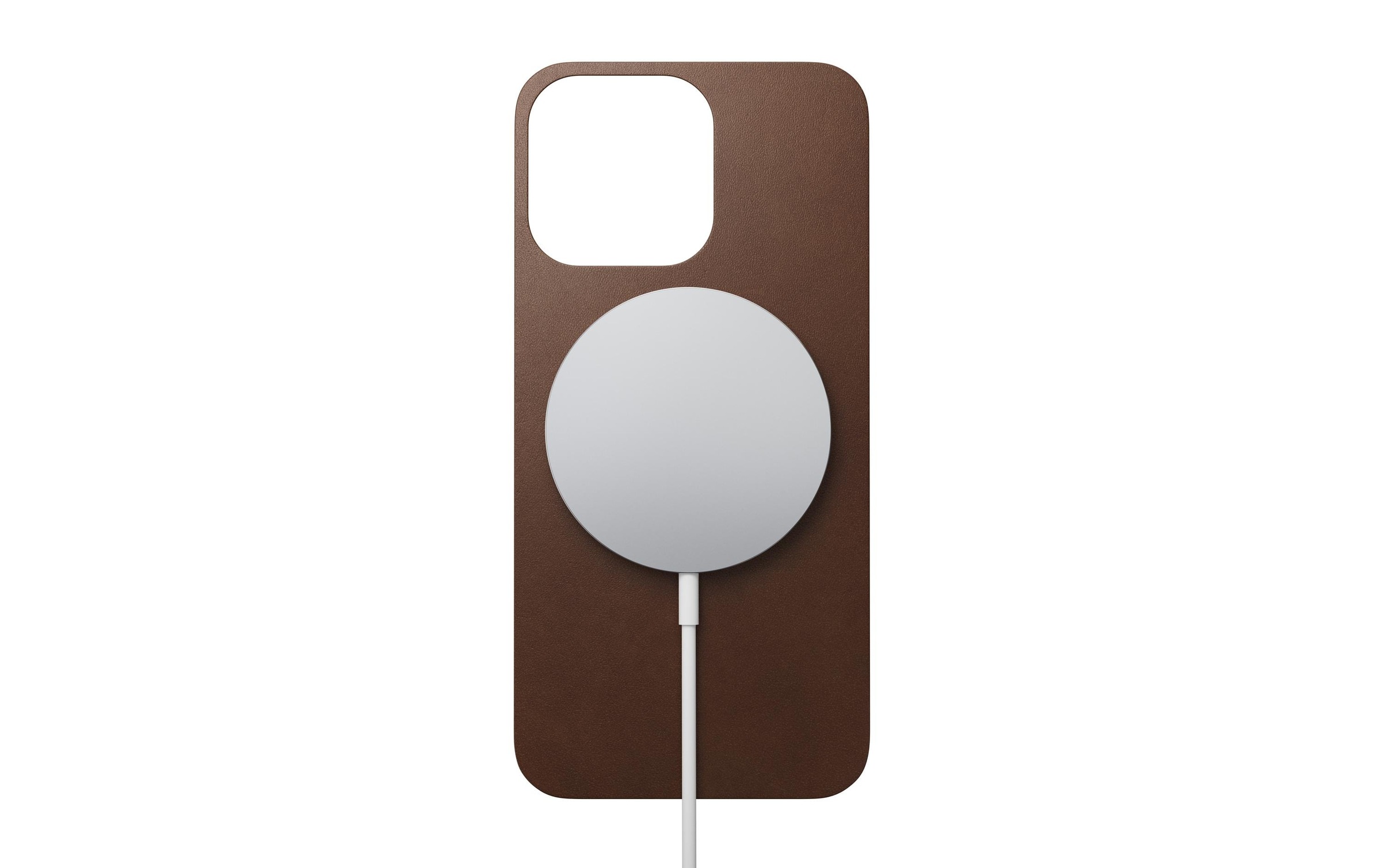 Nomad Smartphone-Hülle »Leather Skin iPhone 13 Pro Br«, iPhone 13 Pro