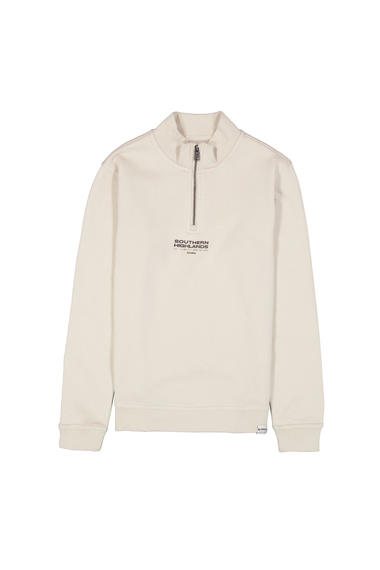 Garcia Sweatshirt , für Jungen, mit Reissverschluss und Stehkragen
