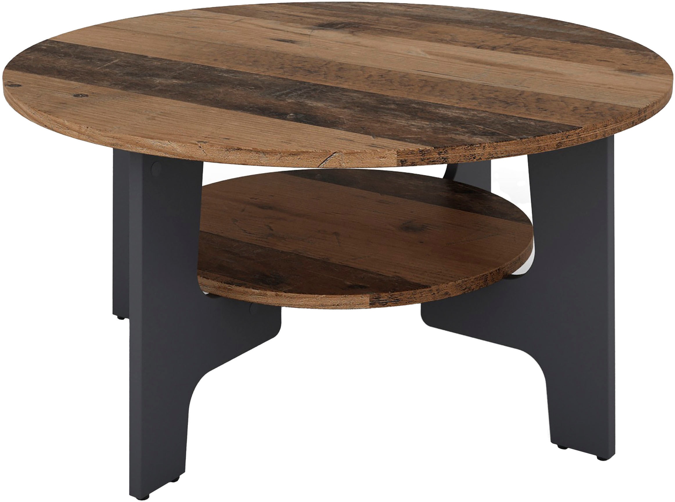Image of byLIVING Couchtisch "JONNY" Artisan Eiche, Old Wood oder weiss, Ablageboden