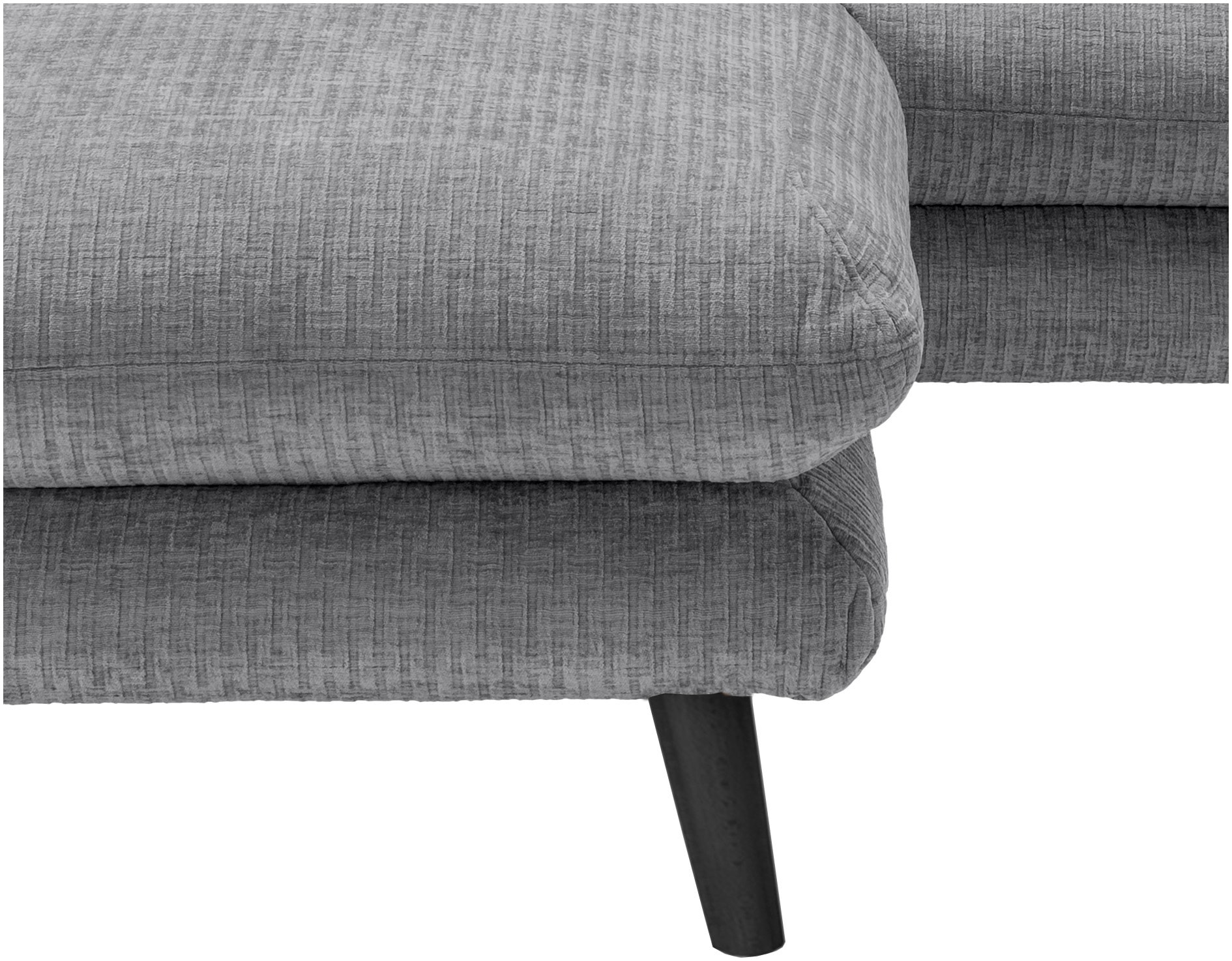 Home affaire Canapé d'angle »Lazio modern und bequem, schmale Armlehnen, tolle Detailverarbeitung« zwei verschiedene Fussfarben wählbar